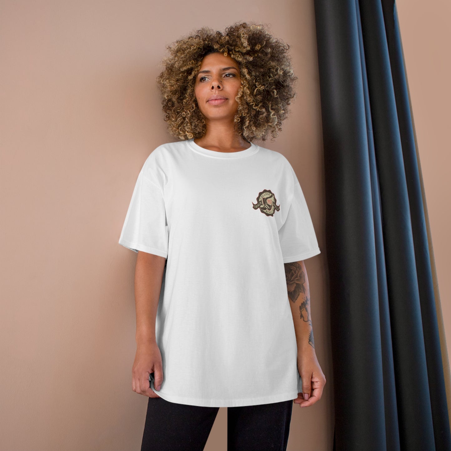 Champion Unisex-T-Shirt mit Sportlogo