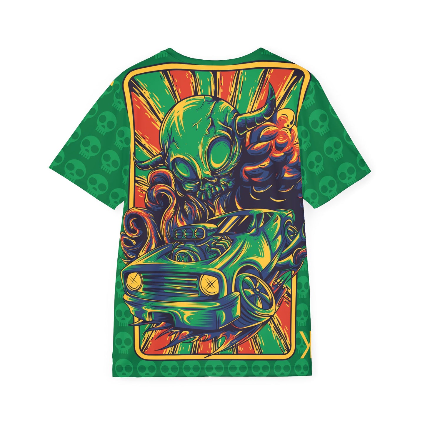 Be24 Fun Graphic T-Shirt, Art Design Poly Shirt, All Over Print Graphic Tee, Monsters T-Shirt, Cartoon Tees