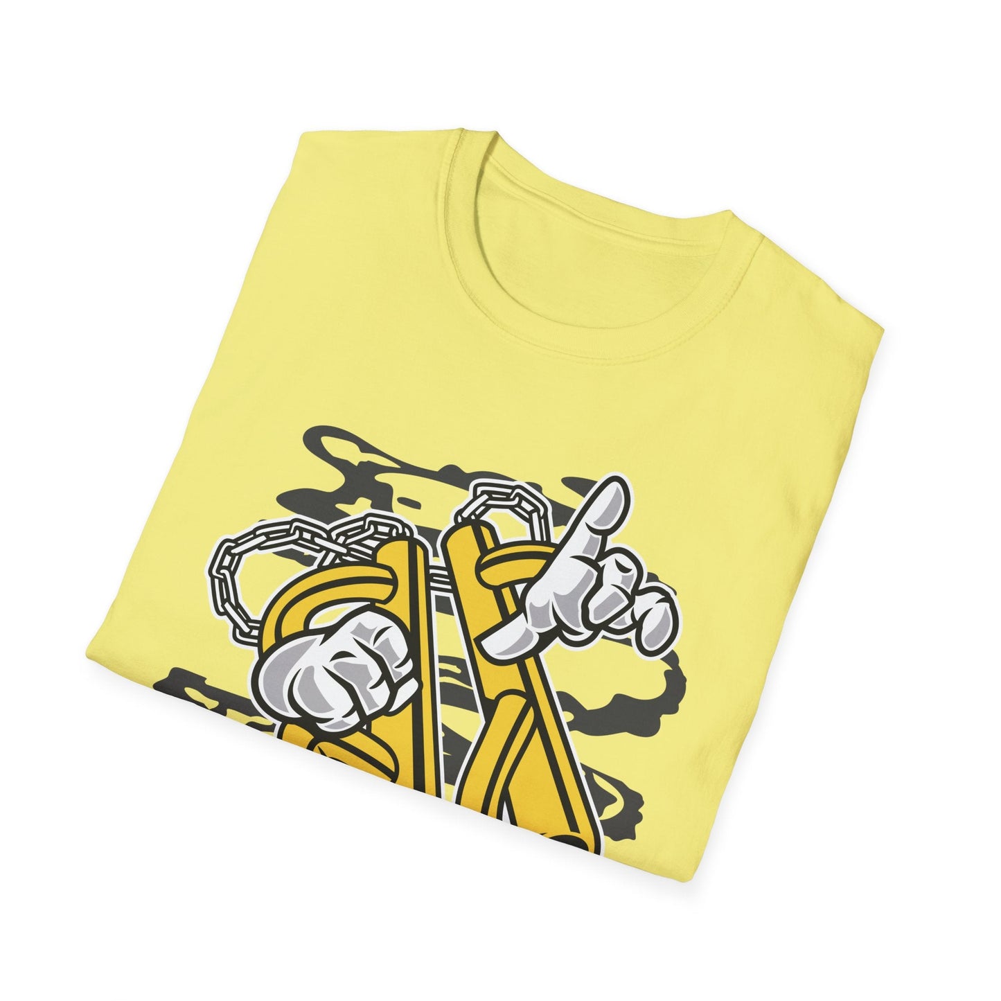 Cartoon T Shirt Animation T Shirt Funny Tee Unisex Softstyle 100 Percent Cotton 64000