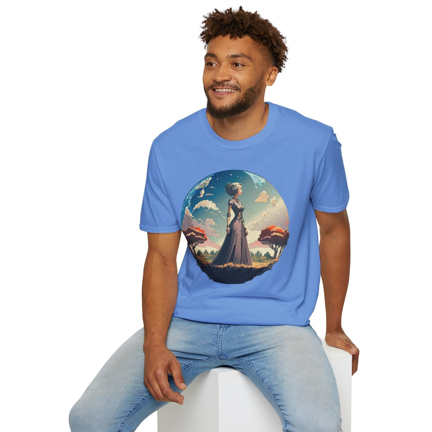 Womens Graphic T Shirt Art Design Tee Gildan Softstyle 64000 Unisex Cotton Short Sleeve