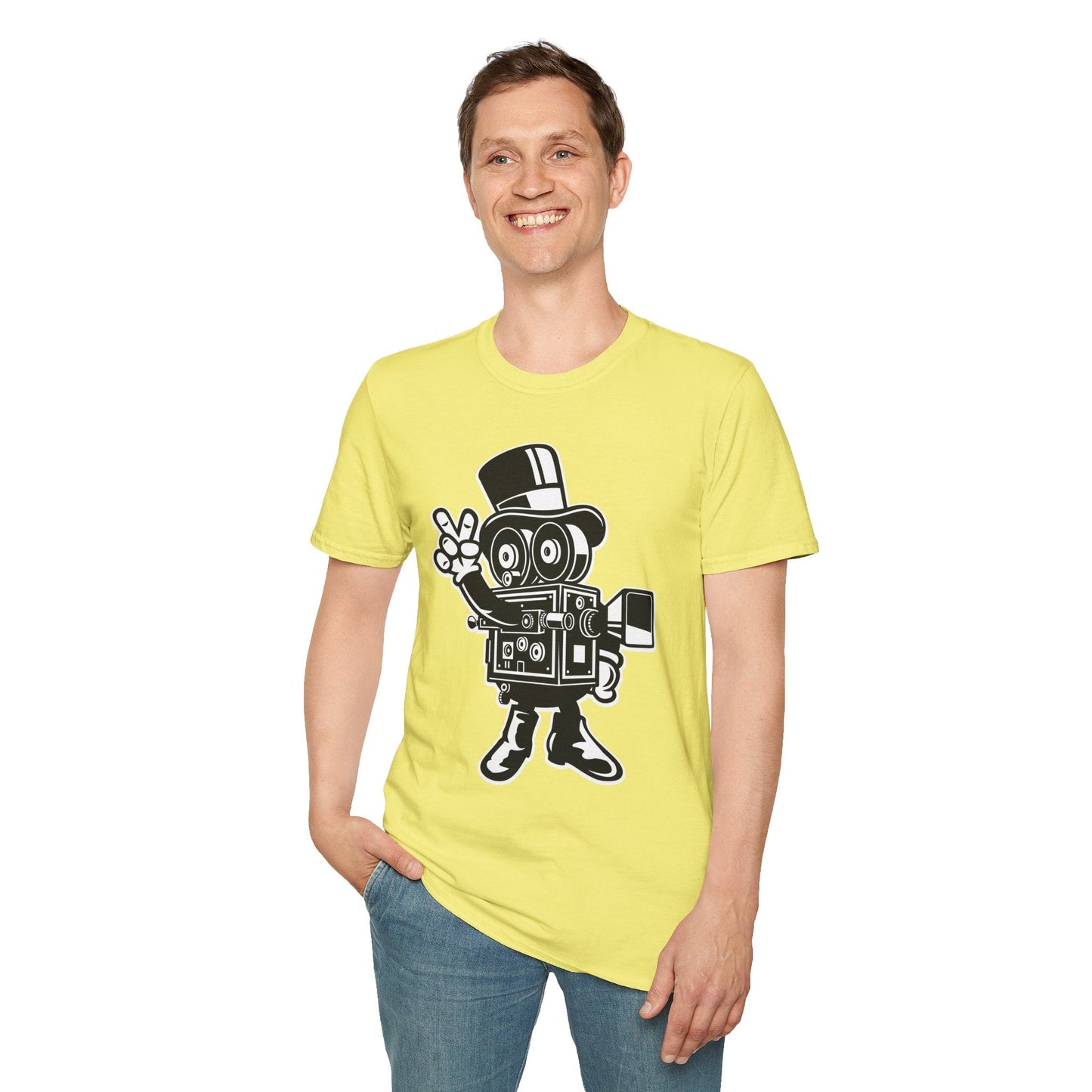 Cartoon T Shirt Animation T Shirt Funny Tee Unisex Gildan Softstyle 64000 Comfort Fit All Day