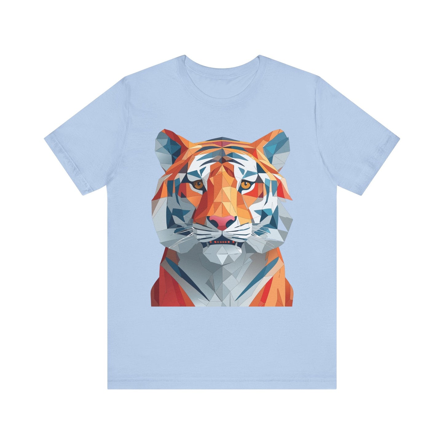 Unisex Animal Shirt With Art Design And Wildlife Theme Short Sleeve Tee For Everyday Wear