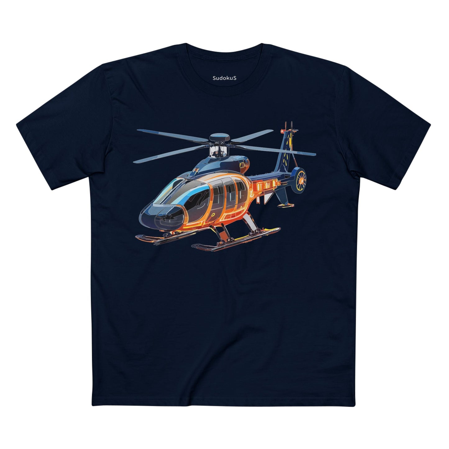 Chopper Graphic Unisex 100 Cotton Staple Tee 10