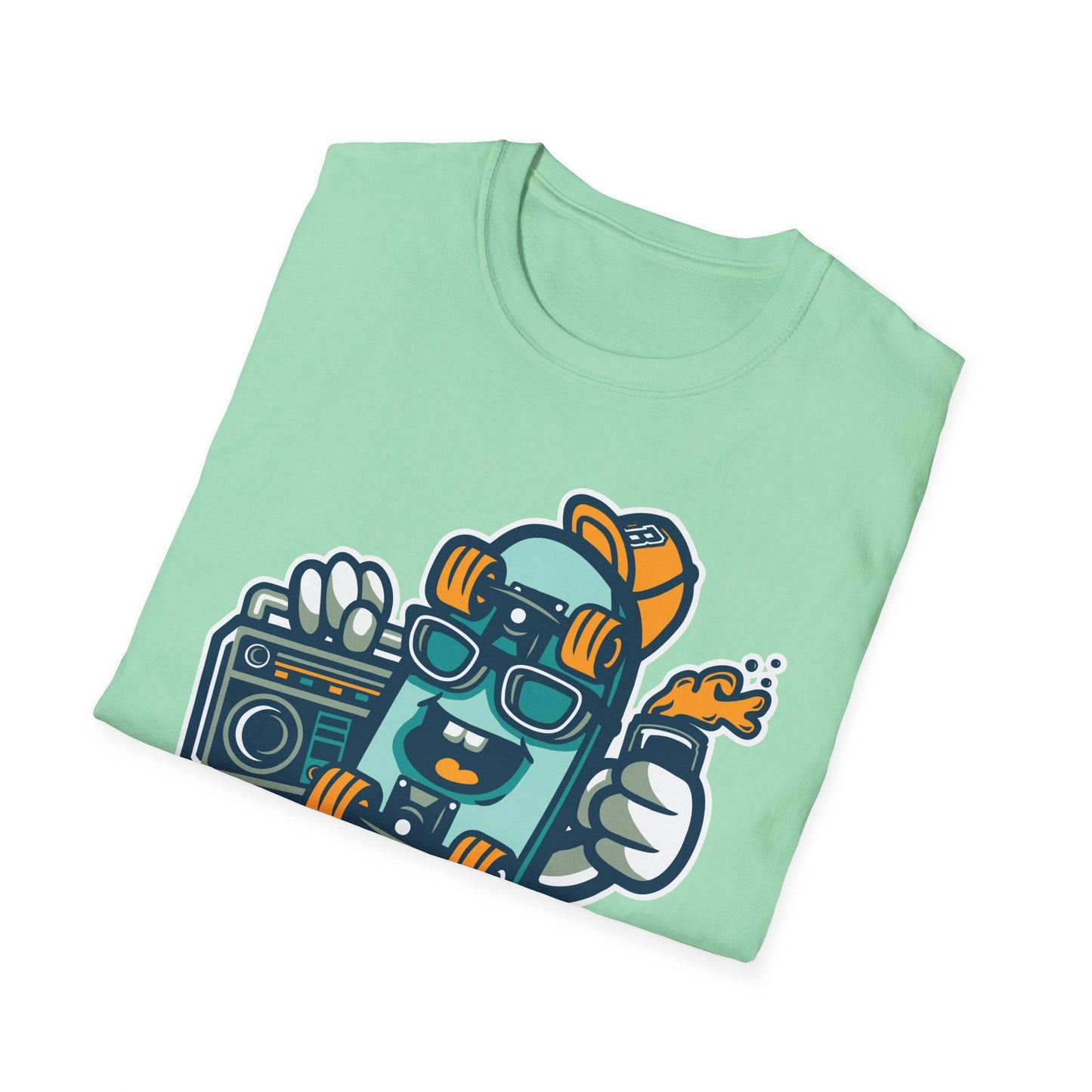Cartoon Animation T Shirt Unisex Funny Tee Gildan Softstyle 64000 Ring Spun Cotton
