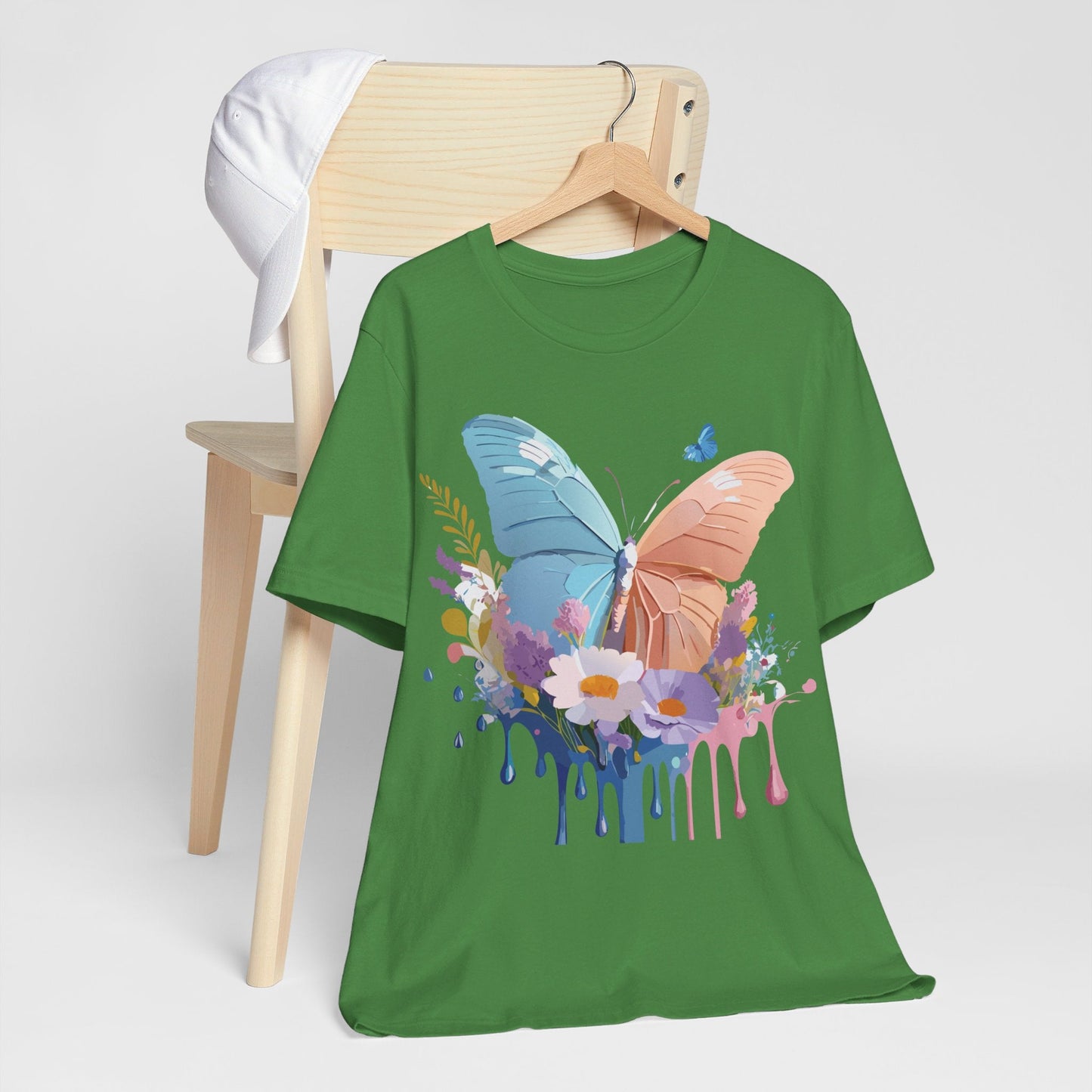 Butterfly Graphic Tee Adelpha Unisex Short Sleeve Art Design