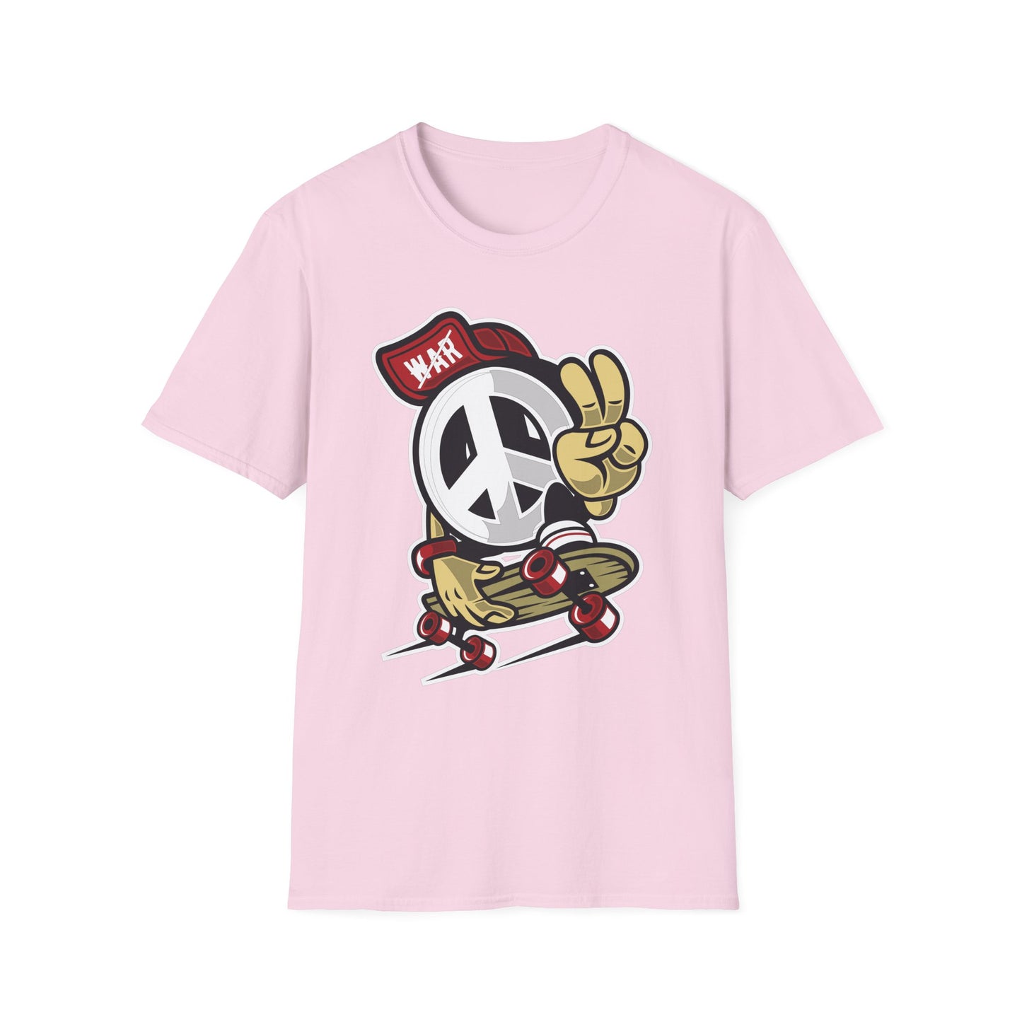 Unisex Cotton T-Shirt with Cartoon Graphic Design