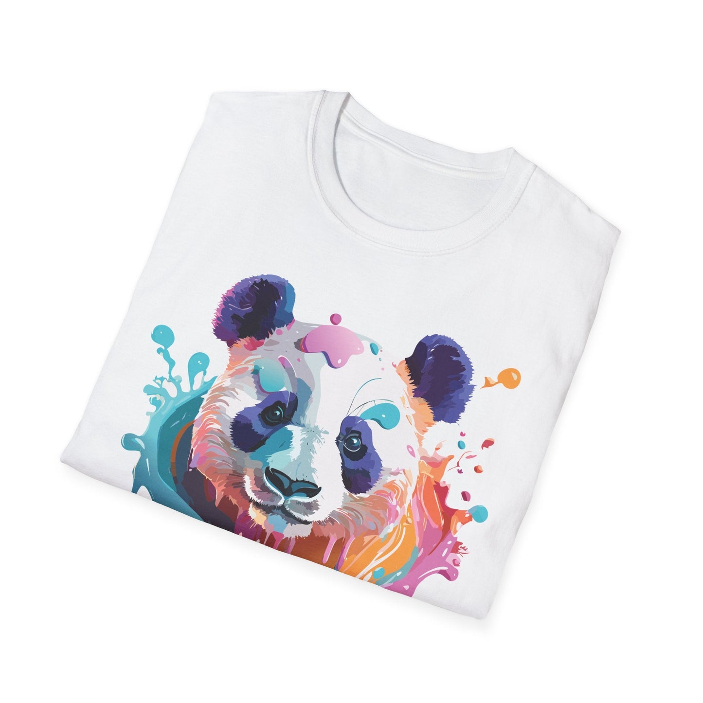 Panda Shirt T Shirt Softstyle 64000 Gildan 100 Percent Ring Spun Cotton Comfortable Animal Tee