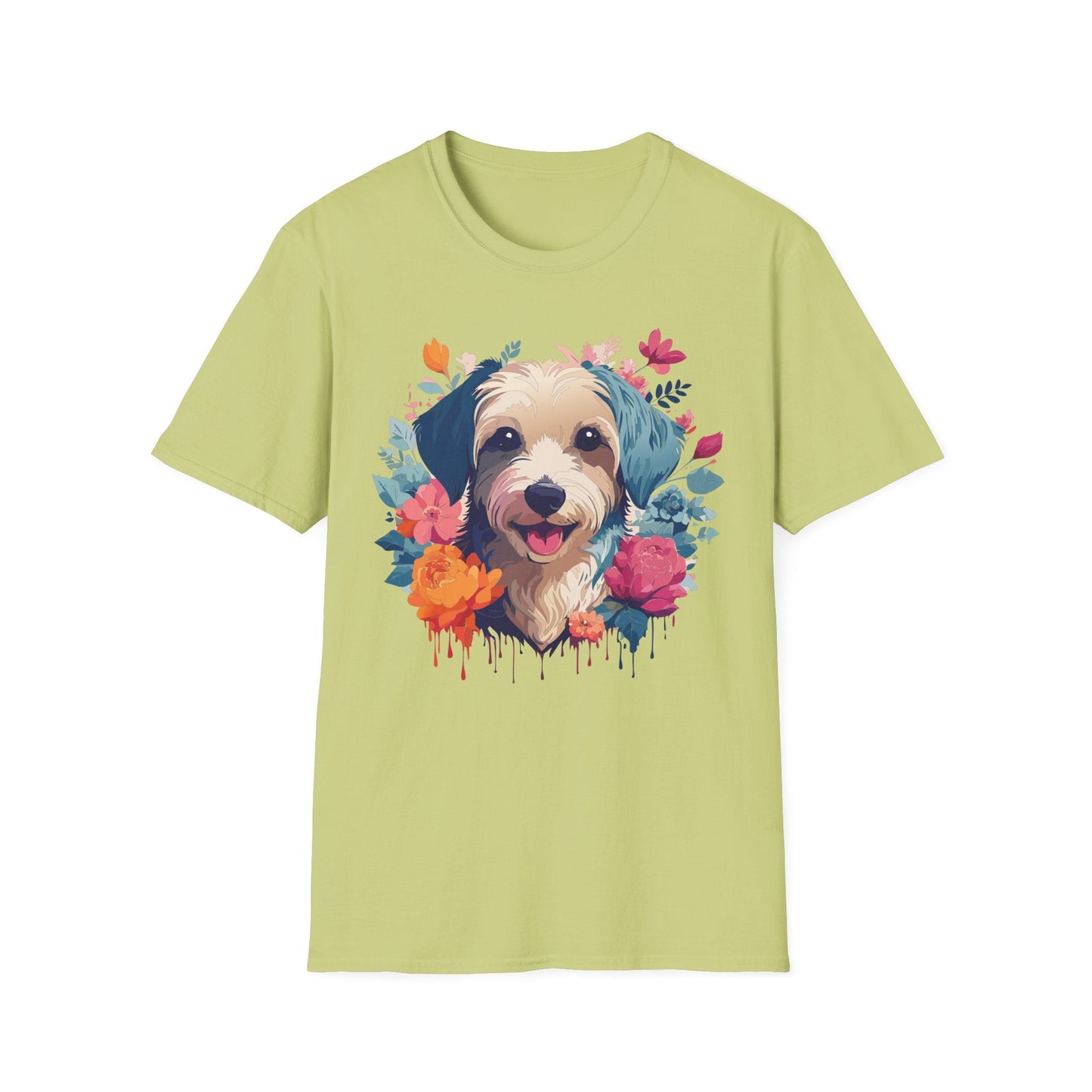 Dog Shirt Unisex Animal Tee Made From 100 Percent Ring Spun Cotton