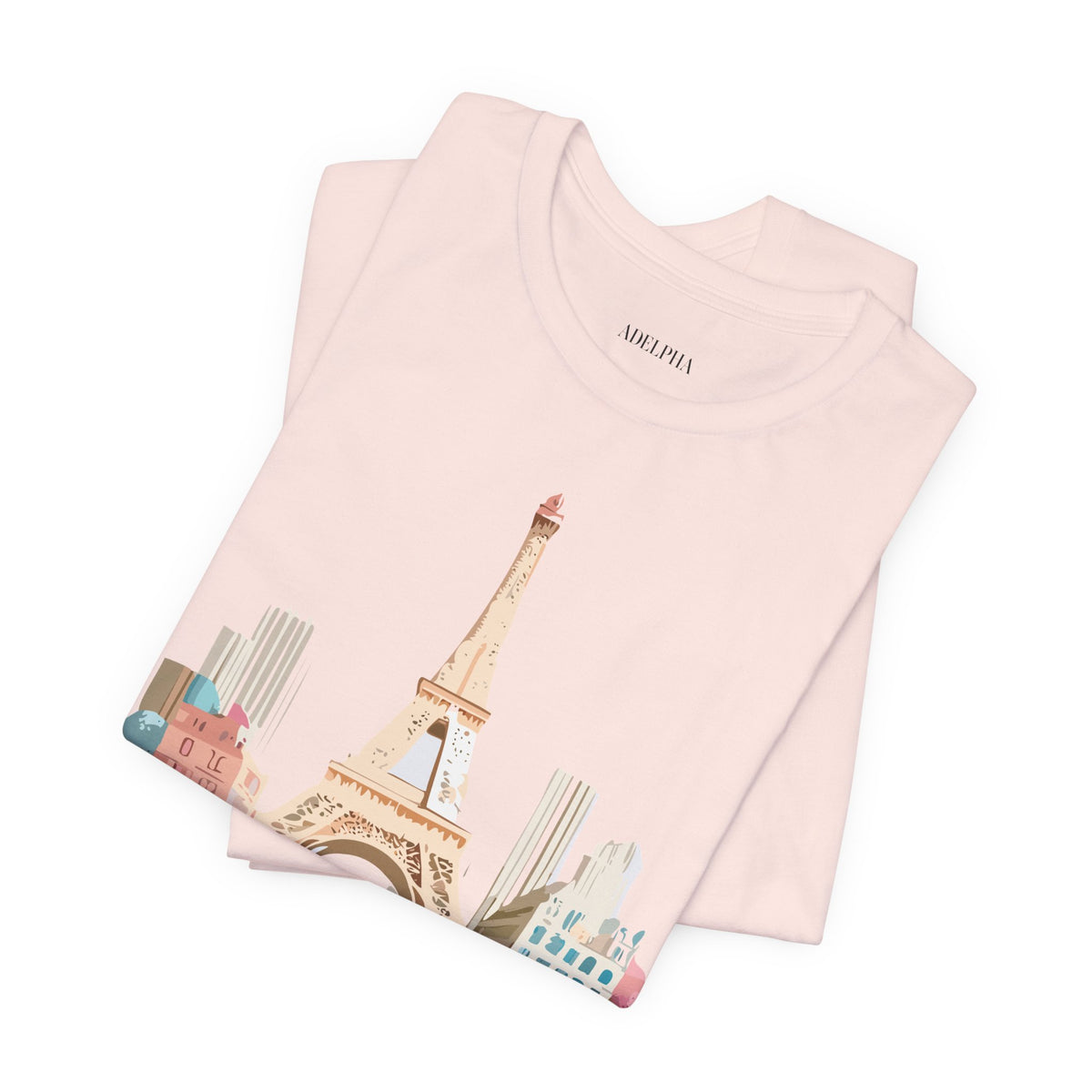 Unisex Cotton Bella+Canvas Tee with Paris