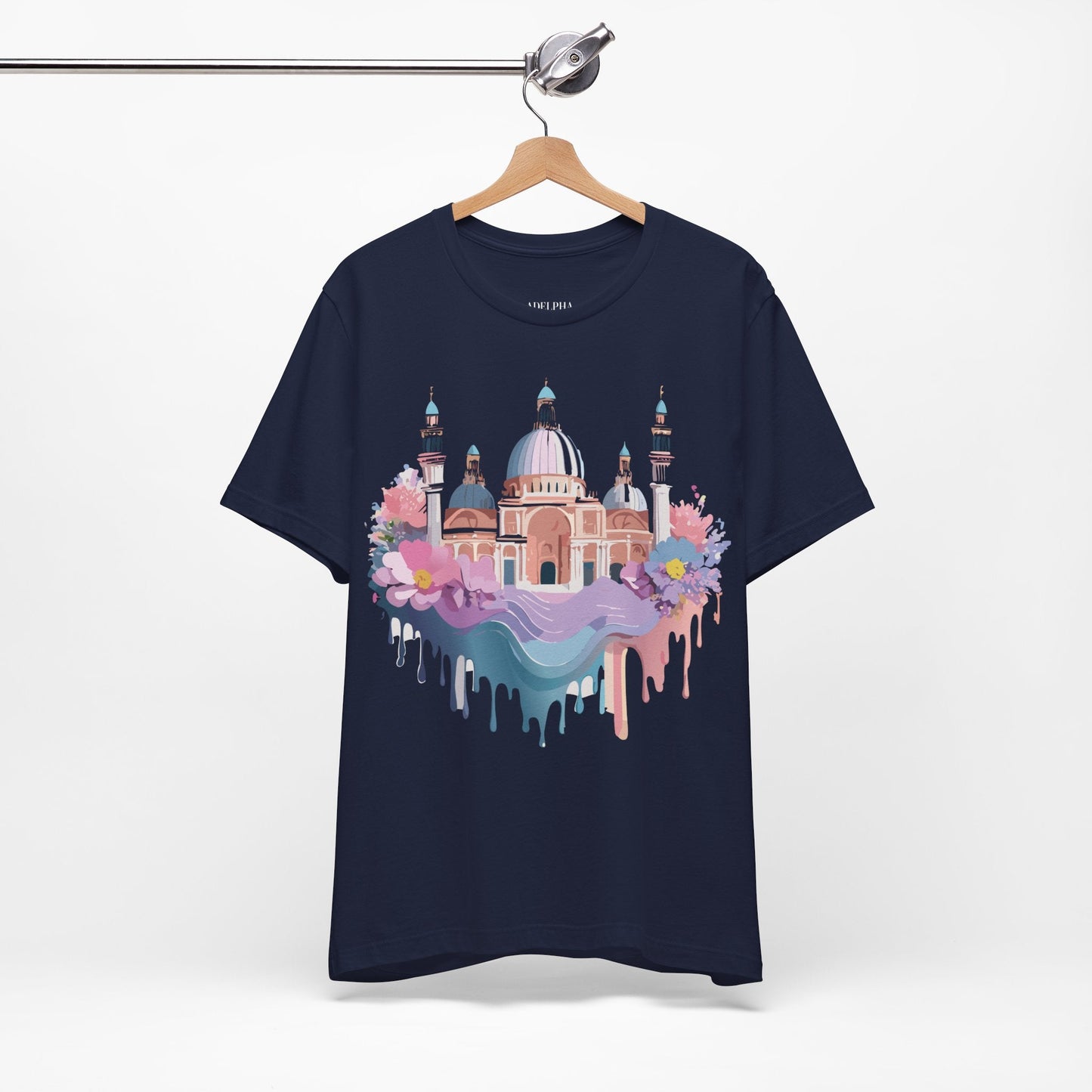 Venice Tourist Shirt Graphic Tee Unisex Jersey Short Sleeve Casual Wear Adelpha Artwork