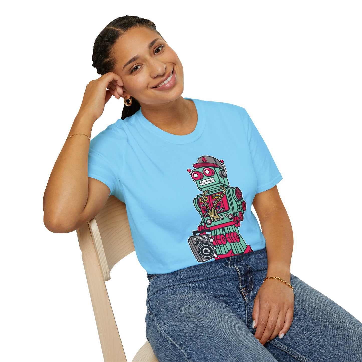 Cartoon T Shirt Animation Tee Funny Unisex Gildan Softstyle 64000 Ring Spun Cotton