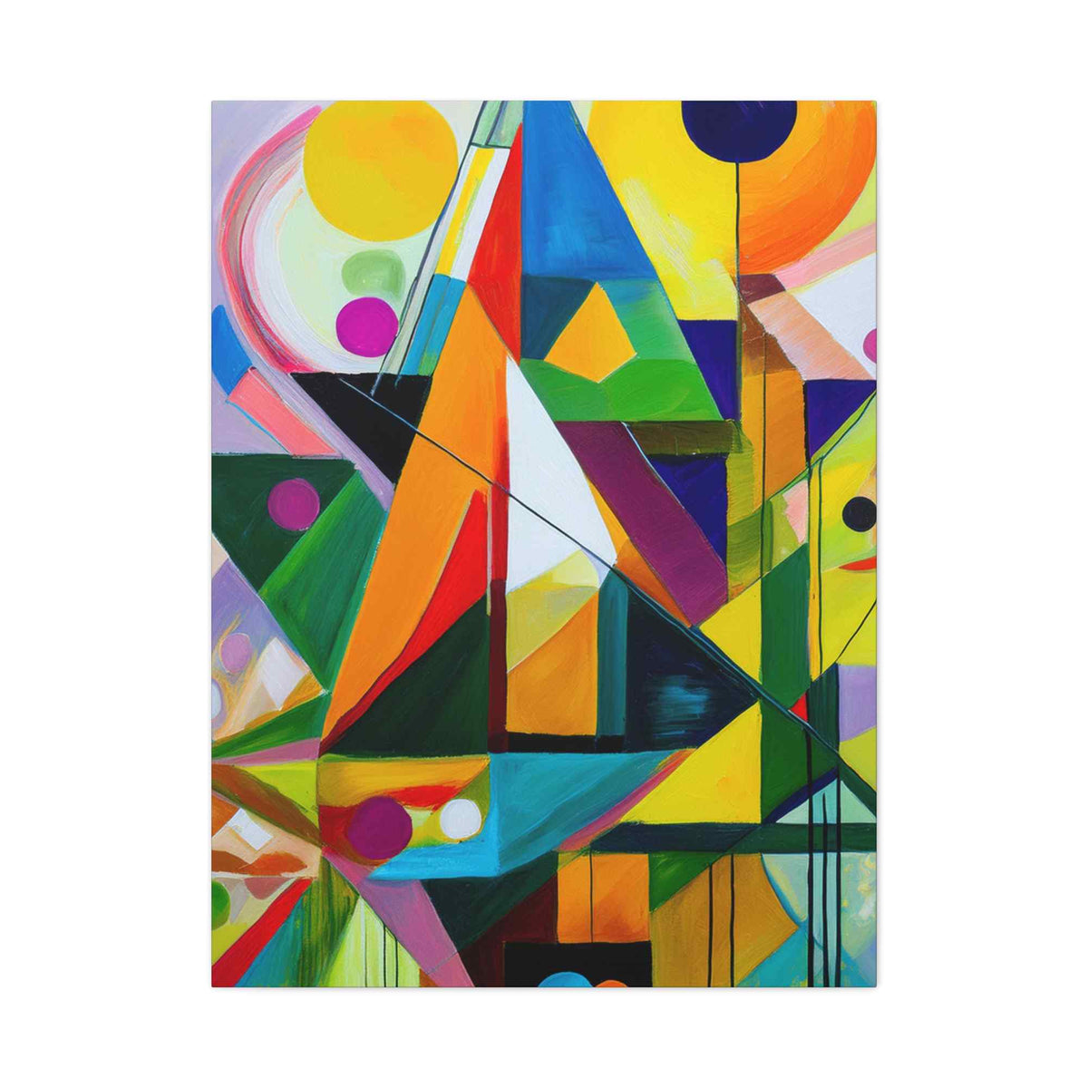 Abstract Painting Print Canvas 20x24,20x30,24x30, 24x32,24x36,30x40, 32x48,36x48,40x60 Pine-Wood Inner Frame ABS-13