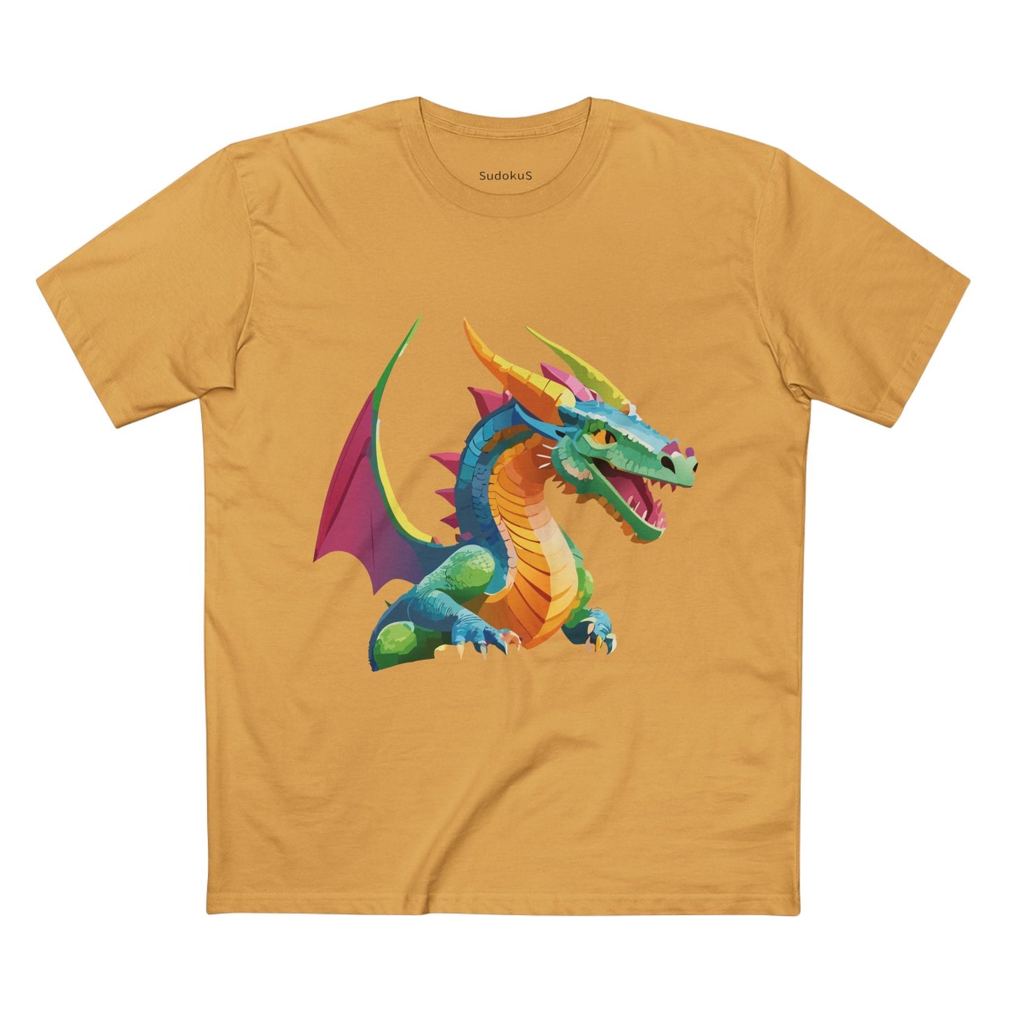 Dragon Graphic Unisex 100 Cotton Staple Tee 2