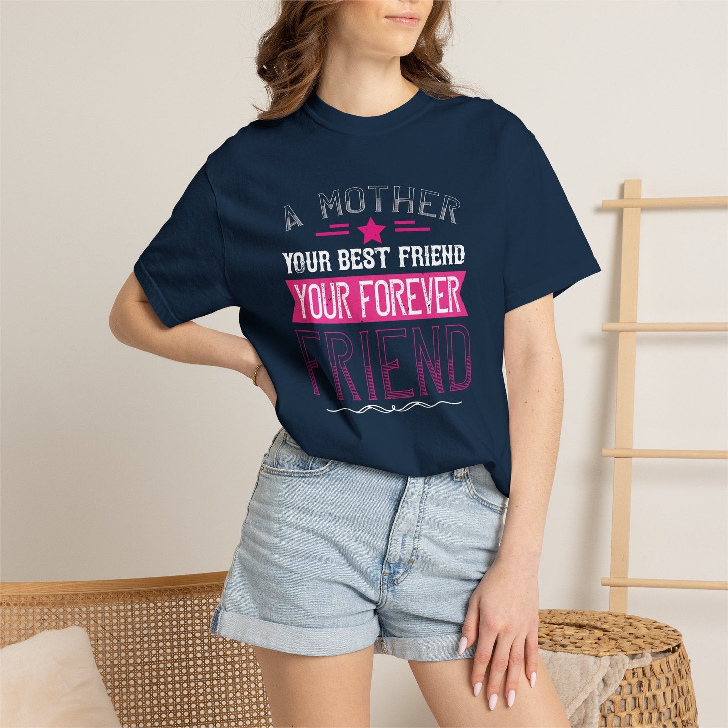 Mom T-shirt Mother Day Mama Tee Unisex Comfort Colors Garment-Dyed Cotton h55