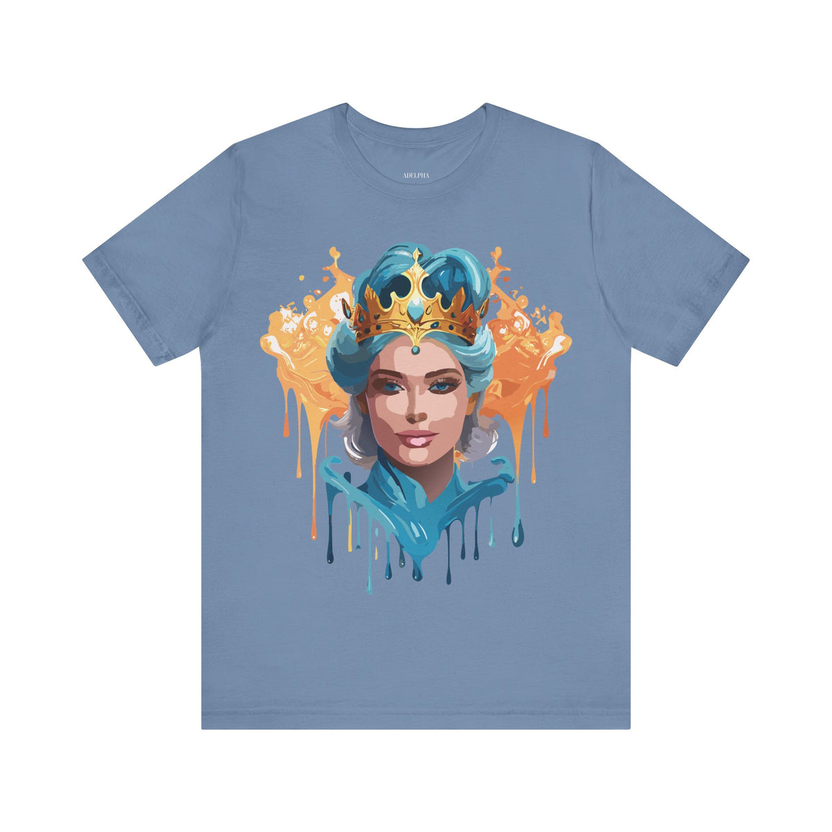 Queen Graphic Unisex Cotton Bella+Canvas Tee with Art Design m183