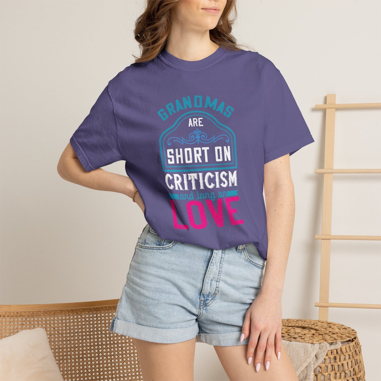 Grandmas T-shirt Mother Day Mama Tee Unisex Comfort Colors Garment-Dyed Cotton h69