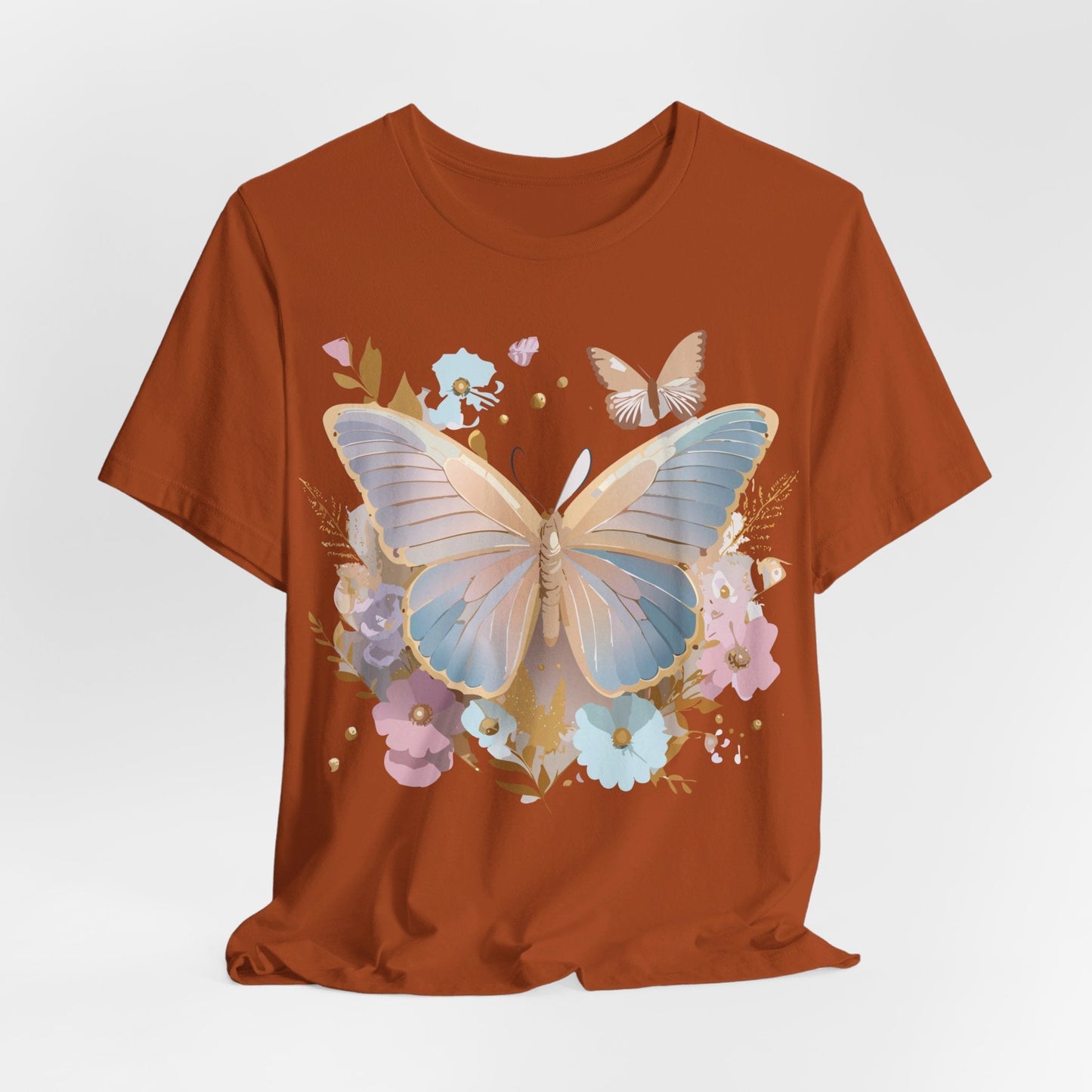Butterfly Graphic T Shirt Unisex Vintage Artwork Tee By Adelpha