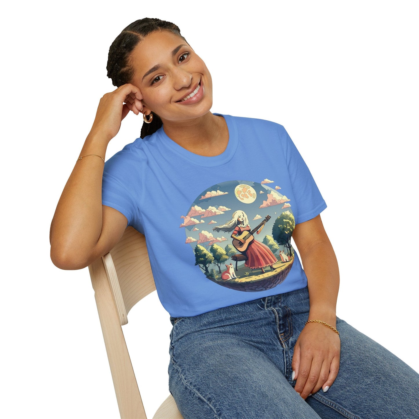Womens Graphic T Shirts Art Design Tee Softstyle 100 Percent Cotton Unisex Gildan 64000