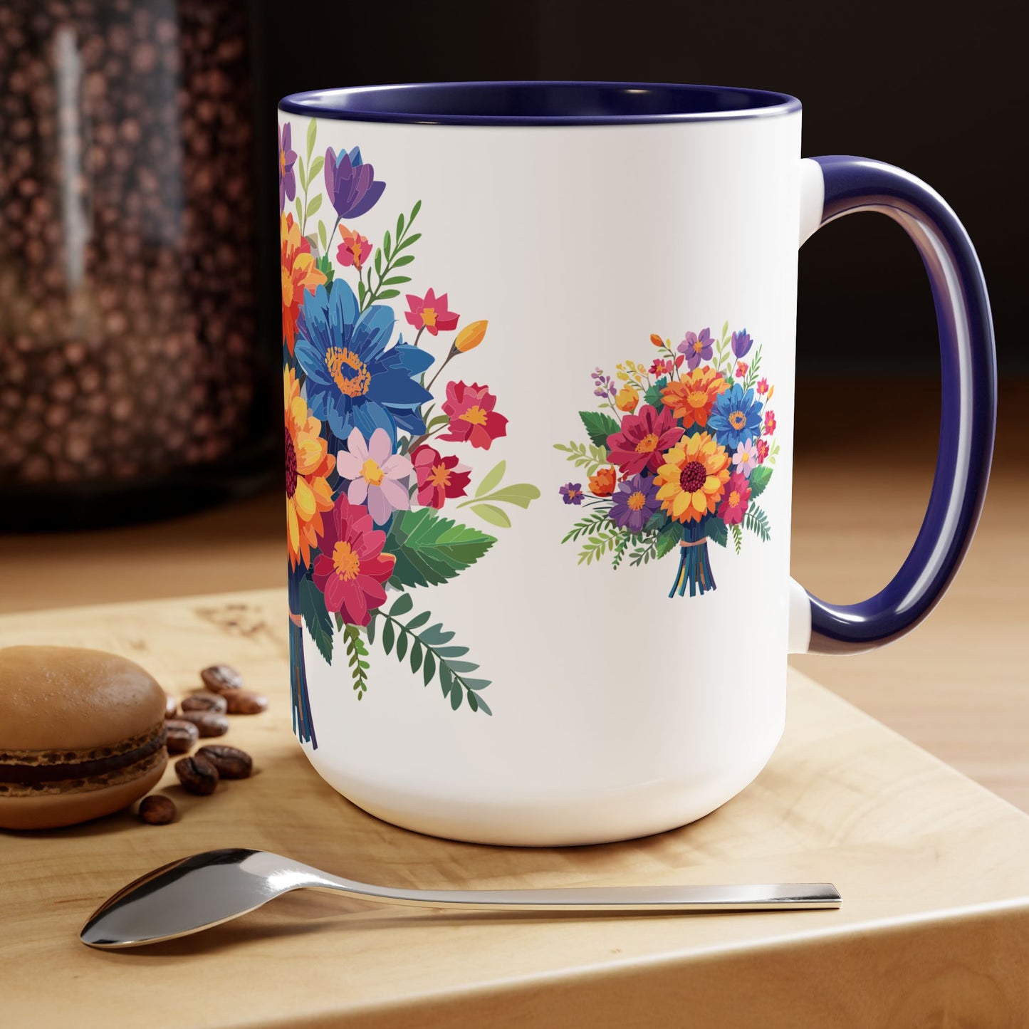 Floral Mug, Floral Cup