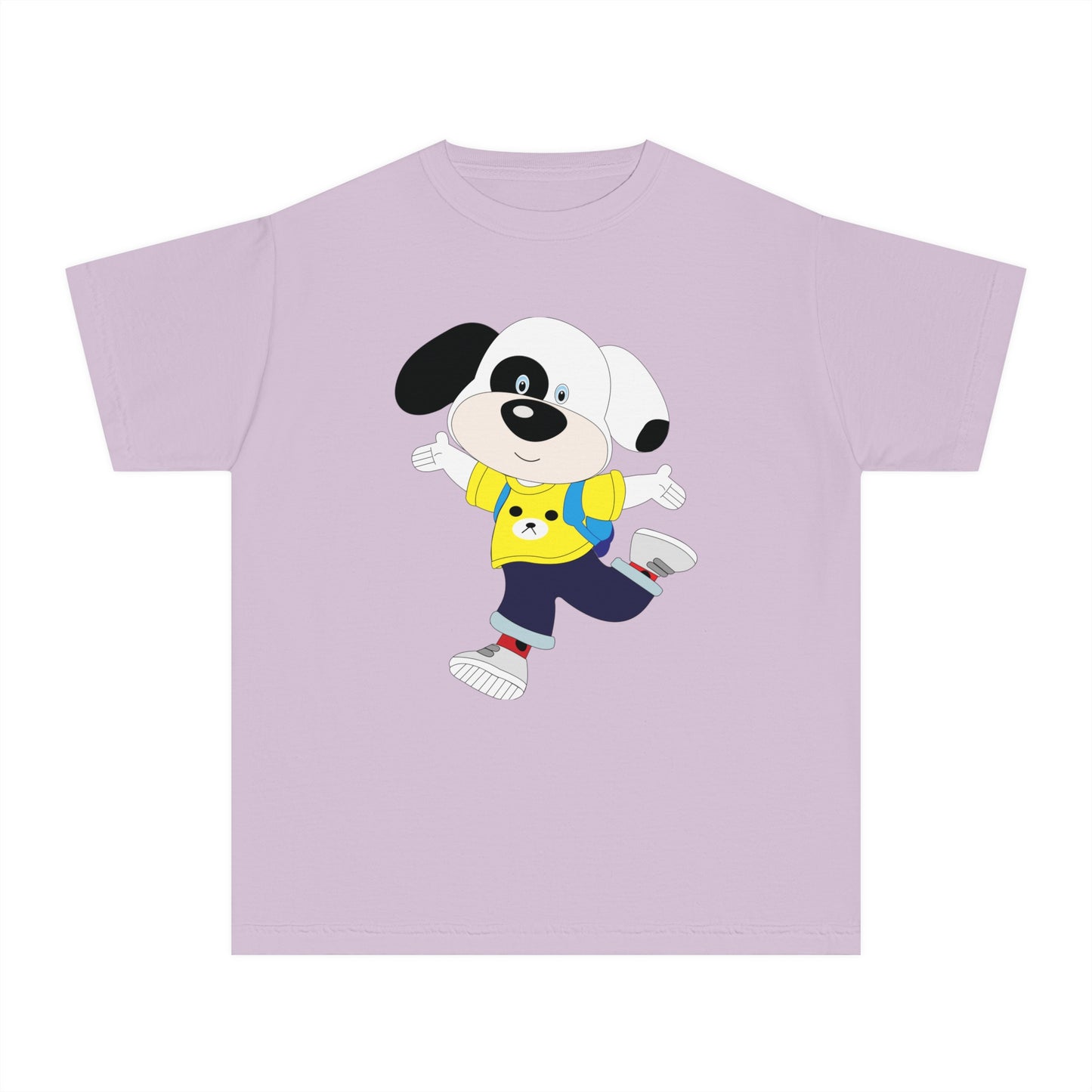 Youth Tee Shirt with Baby Dog