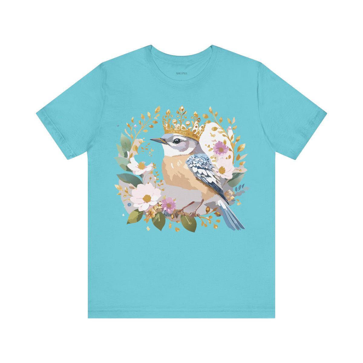 Medallion Graphic Unisex Cotton Bella+Canvas Tee with Art Design d50