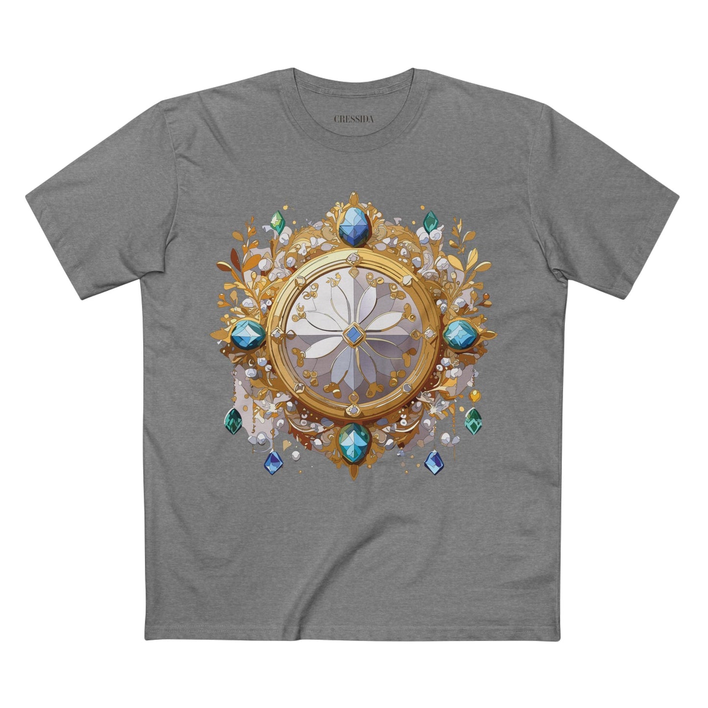 Medallion Graphic T-Shirt Unisex 100 Cotton With Gold Art Design Medal Tee 13