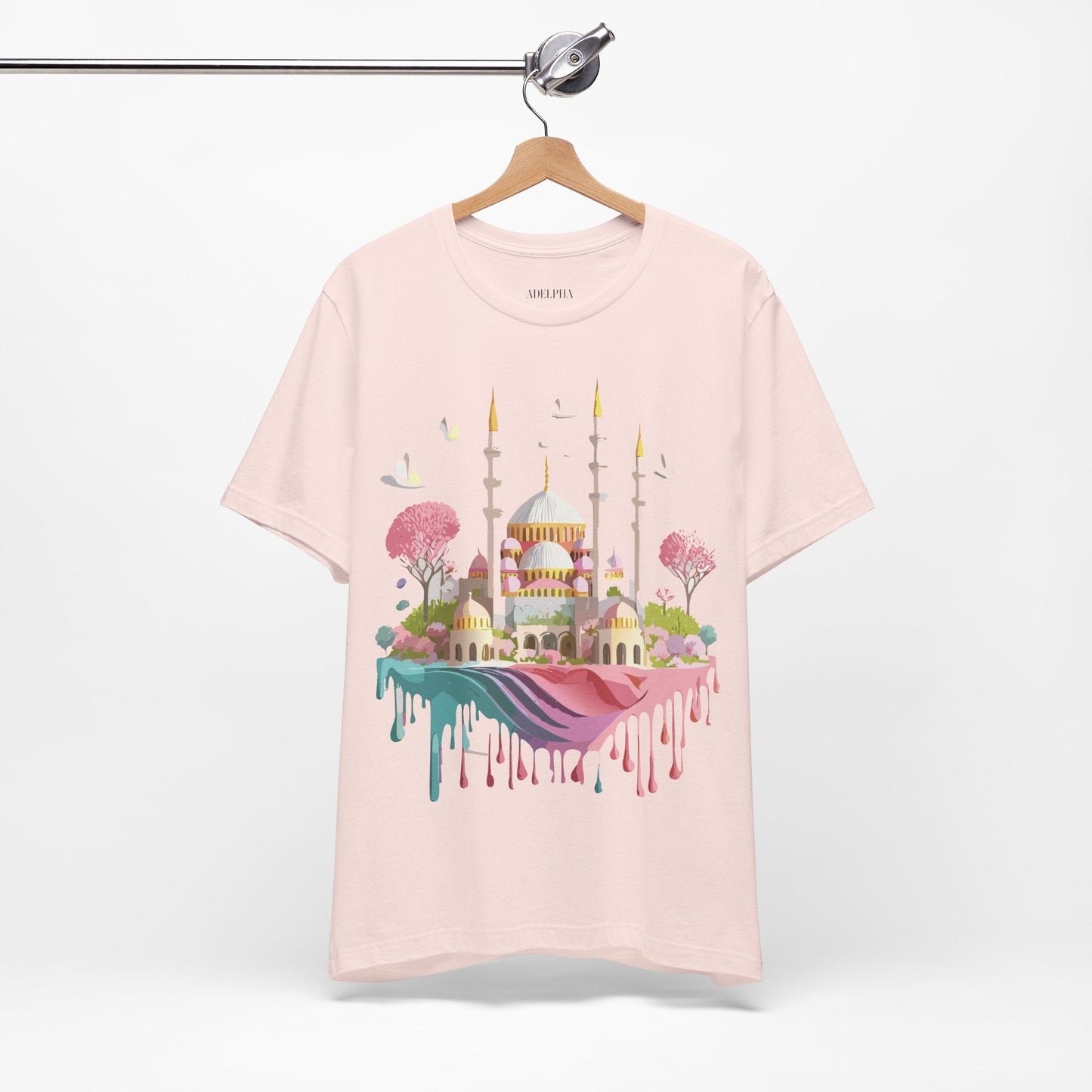 Istanbul Tourist Shirt Graphic Tee Unisex Jersey Short Sleeve Vintage Inspired Art Adelpha