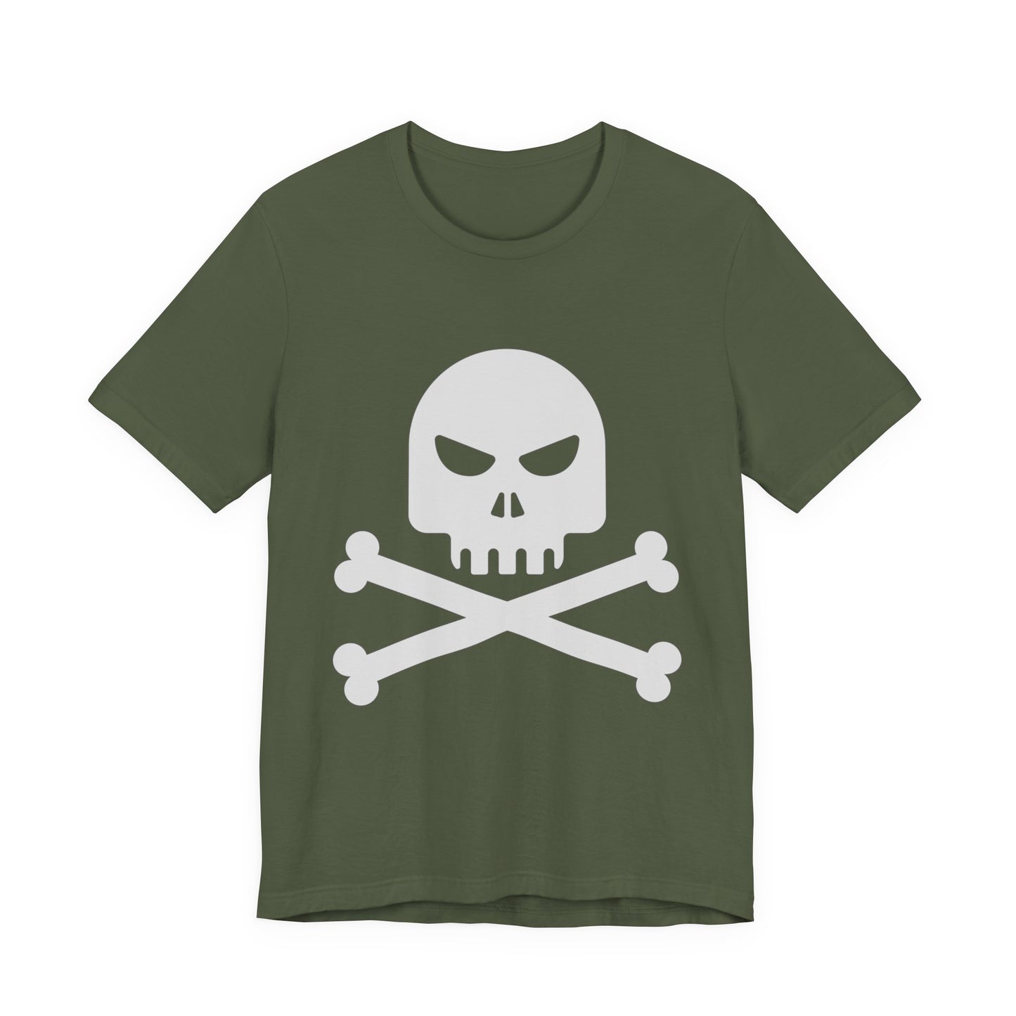 Camiseta unisex de algodón con calavera