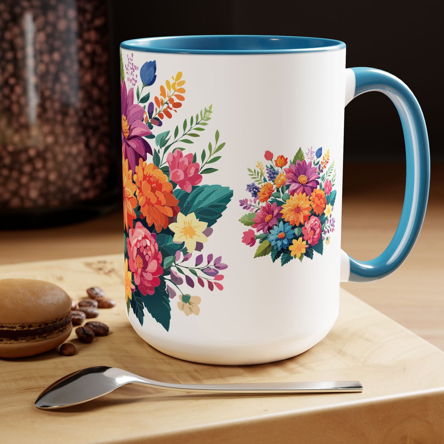 Floral Mug, Floral Cup
