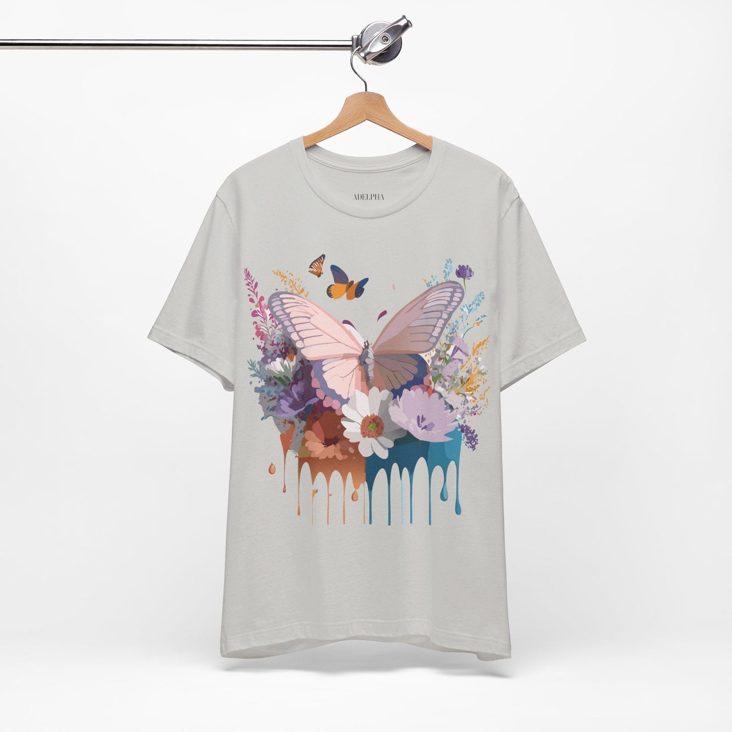 Butterfly Graphic Tee Adelpha Art Design Unisex Short Sleeve Shirt