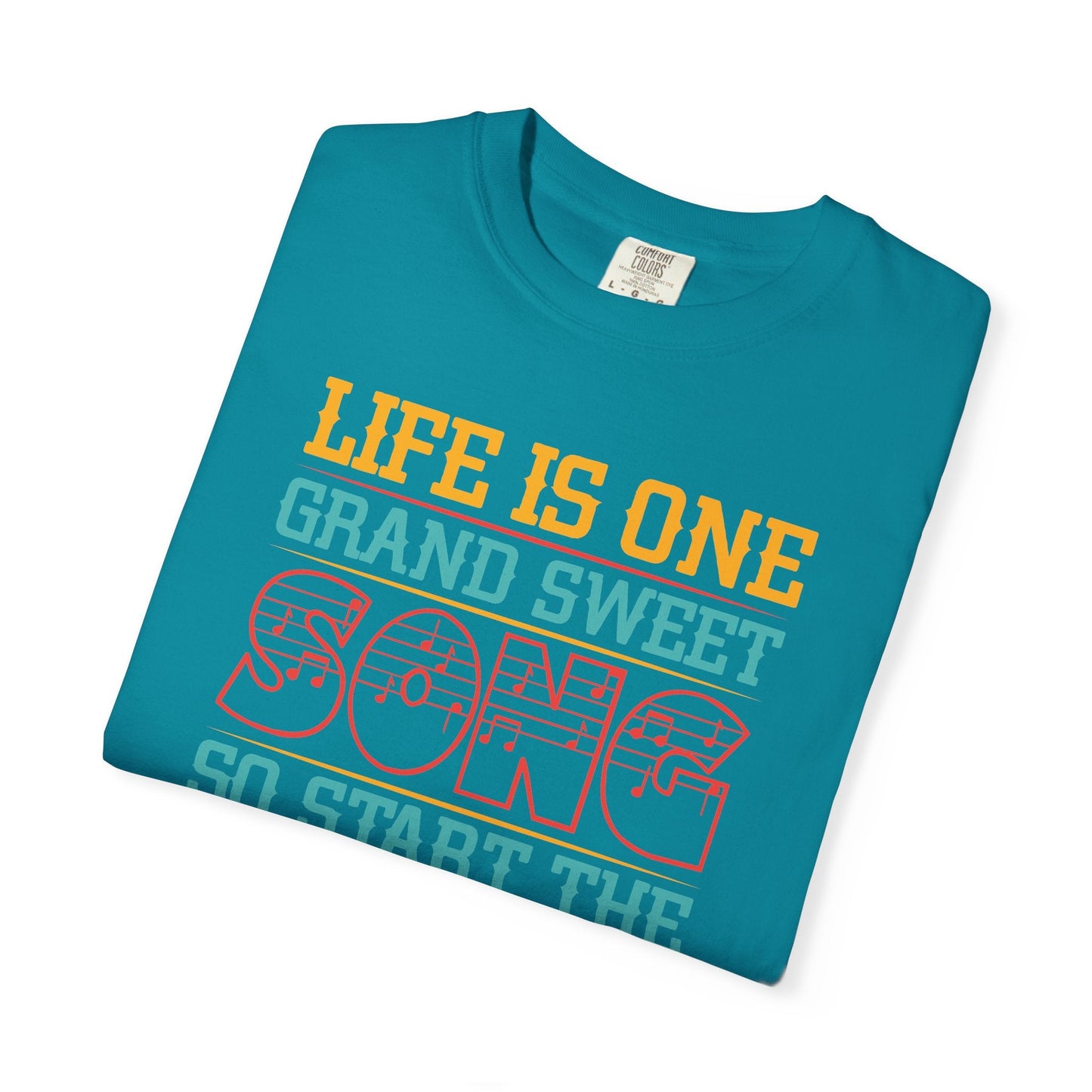Music Graphic Design Unisex Cotton T-shirt 023
