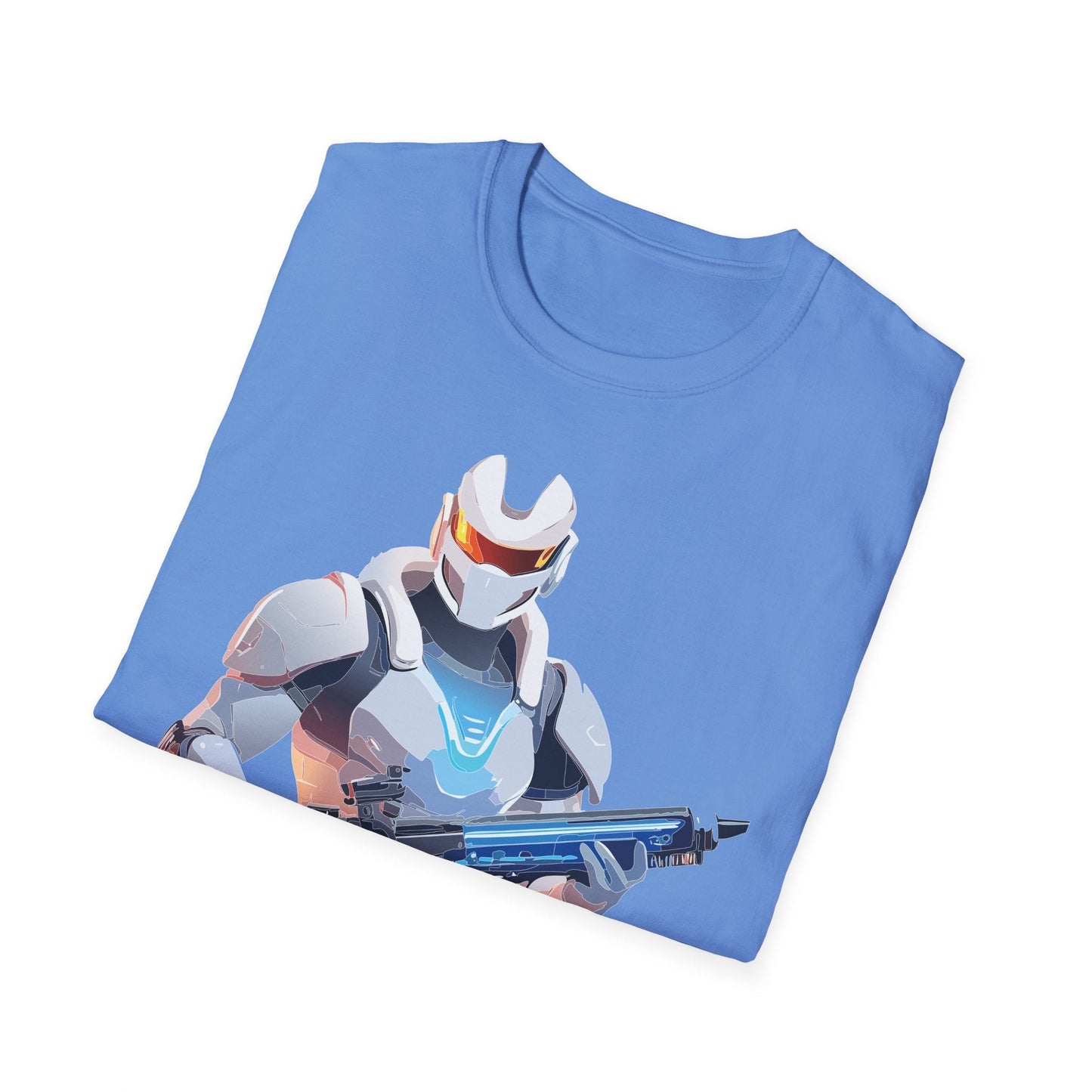 Robocop T Shirt Unisex Gildan Softstyle 64000 100 Percent Ring Spun Cotton Tee With Artwork