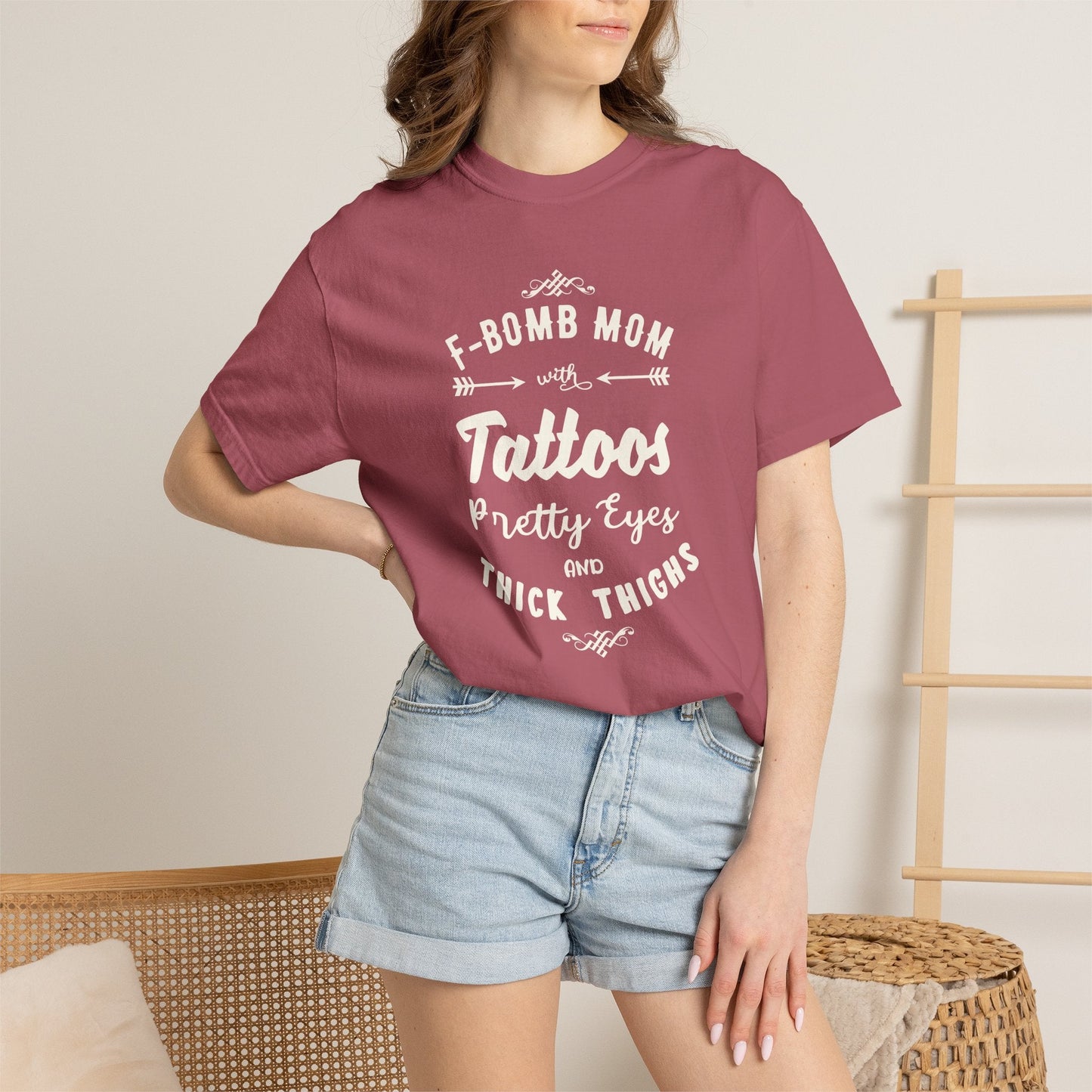 Mom T-shirt Mother's Day Mama Tee Unisex Comfort Colors Garment-Dyed Cotton h37