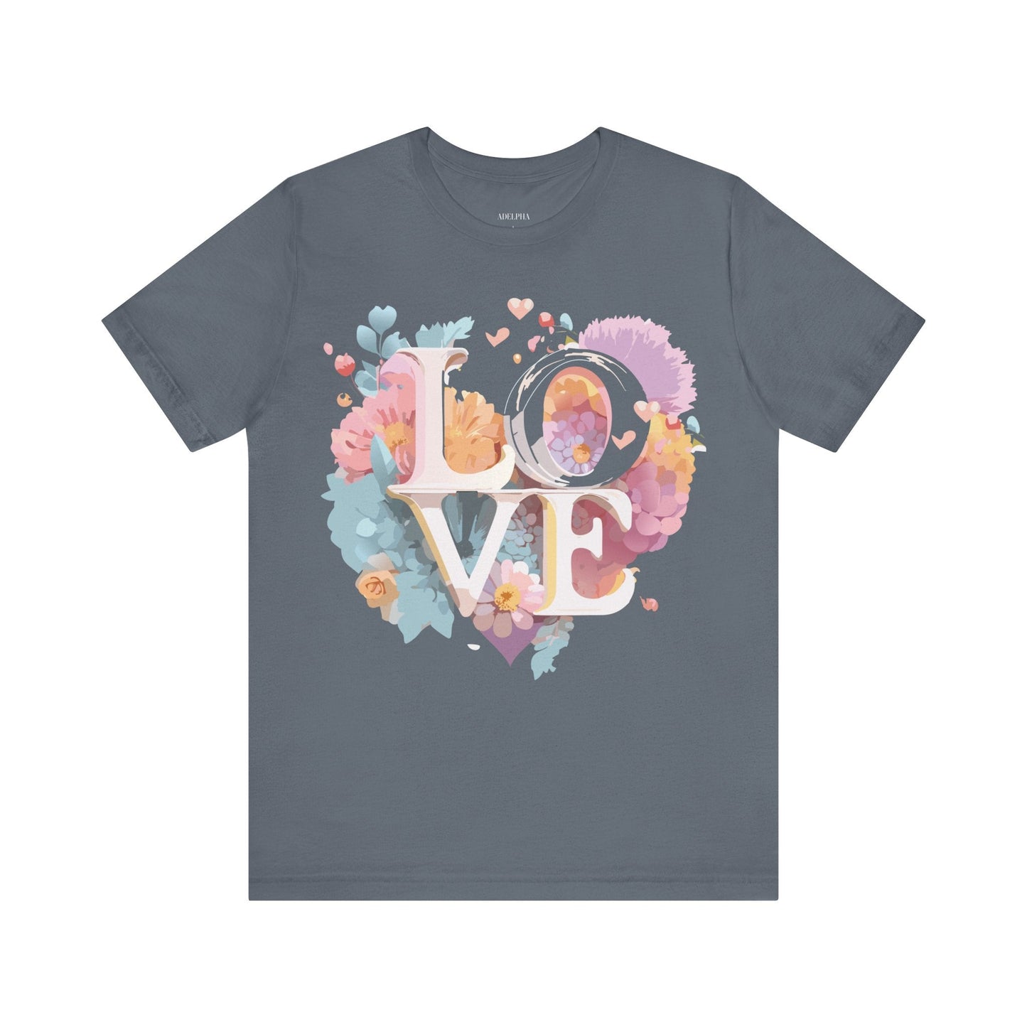 Valentine Graphic Tee Unisex Jersey Short Sleeve Art Design By Adelpha Vintage Artwork