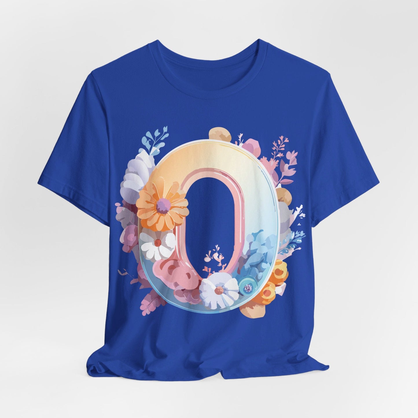 Letter O Shirt Unisex Graphic Tee Vintage Inspired Artwork By Adelpha Premium Short Sleeve