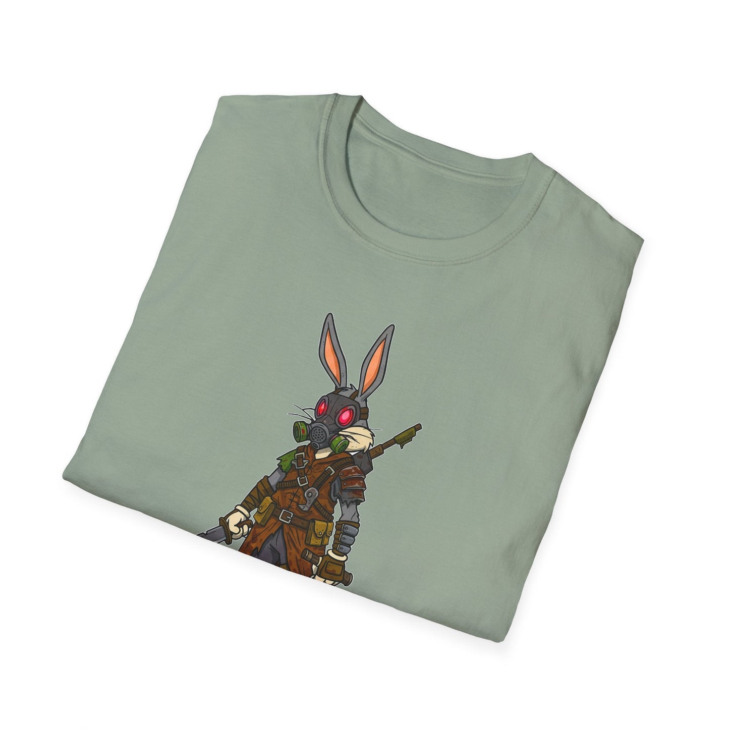Cartoon Bunny Graphic Unisex Cotton Animal Animation Artwork Design Tee 10