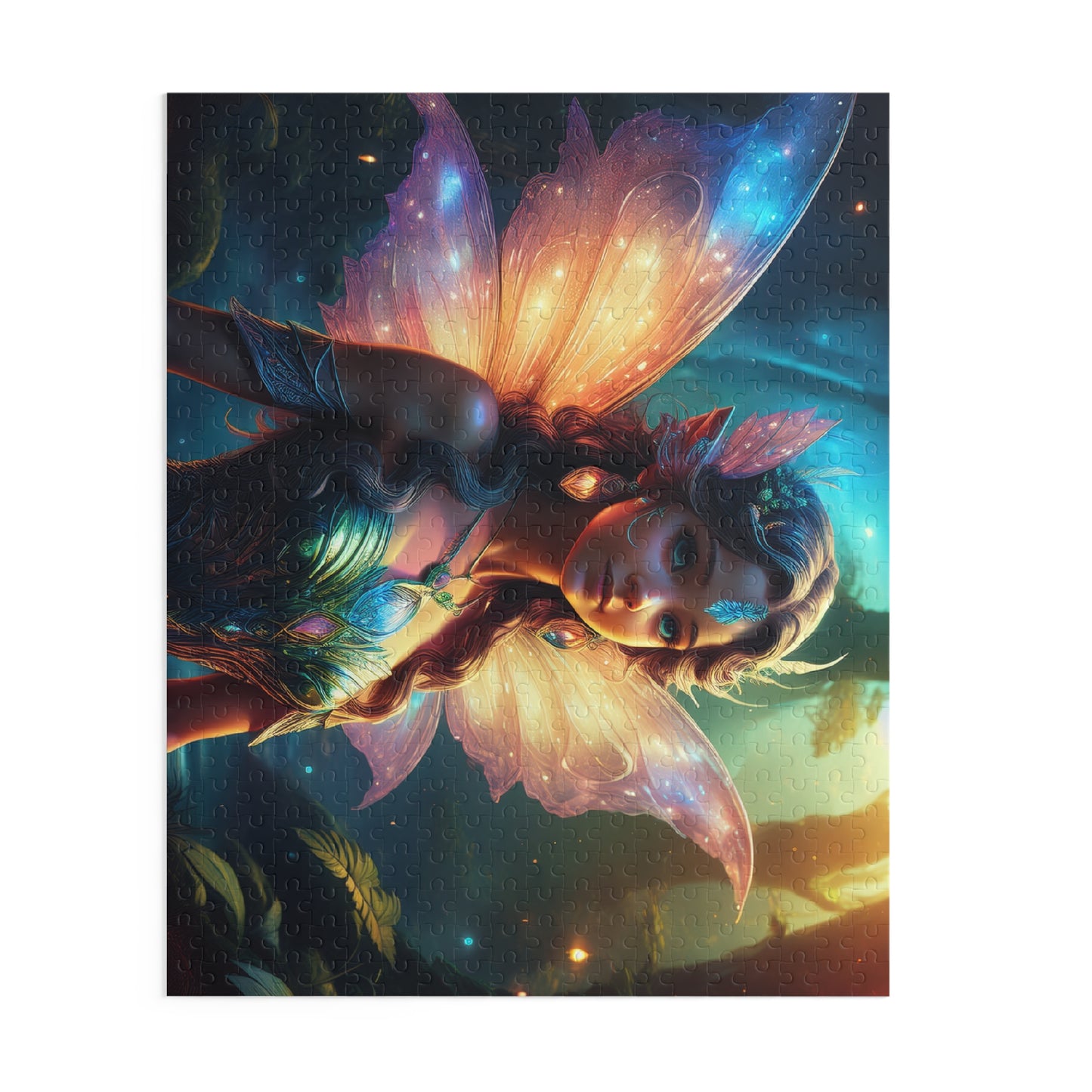 Fairy Puzzle 500-Chipboard Pieces in Box | Kids Puzzles Size: 16" x 20",  Ages 9+ and Family pn8