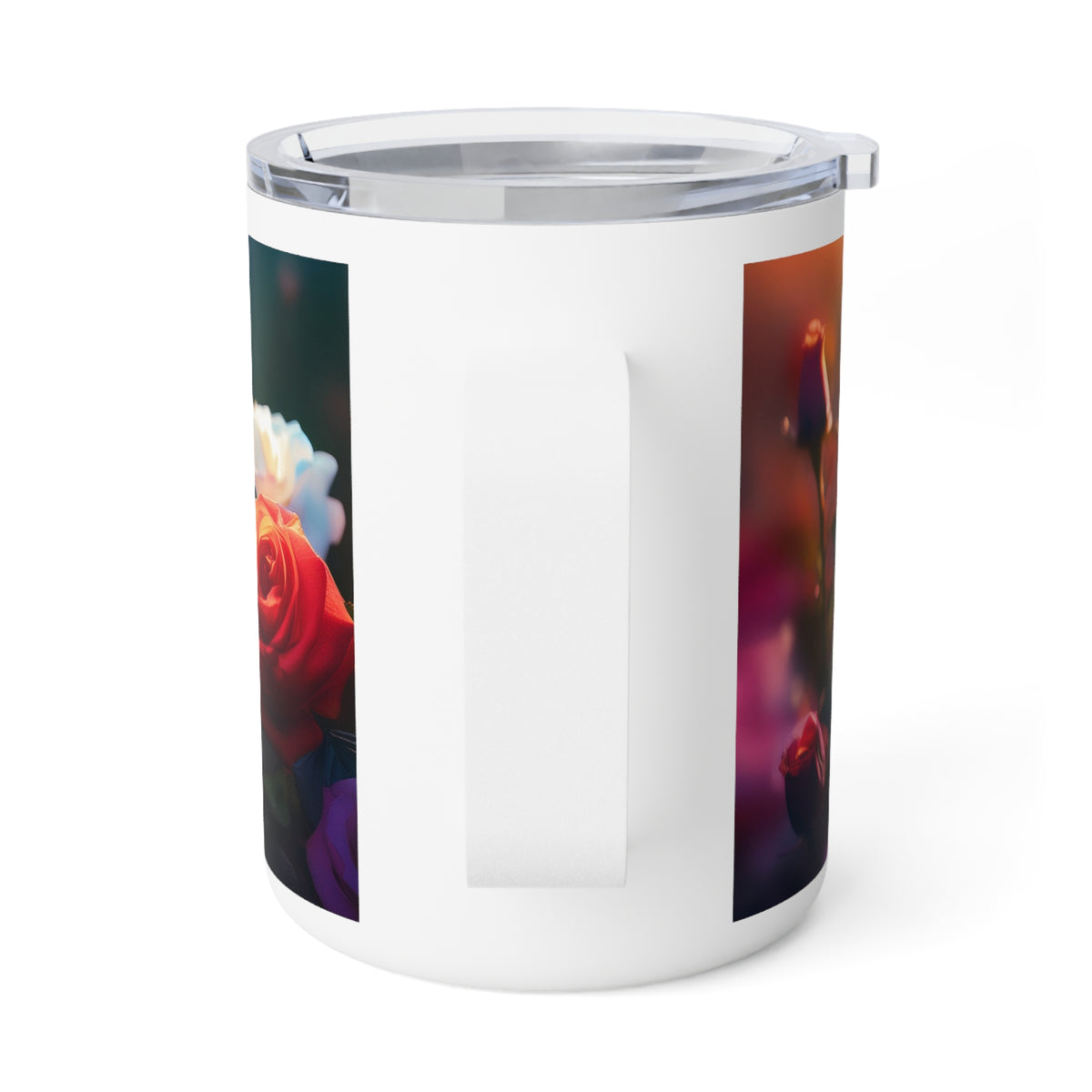 26 Art Design Insulated Coffee Mug Clear Lid 10oz Insulated Coffee Mug 10oz
