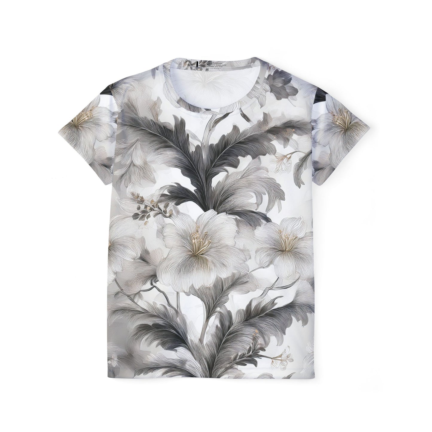 Women Poly Shirt with Floral Print F346