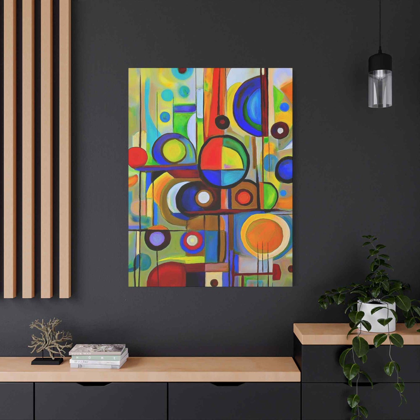 Abstract Painting Print Canvas 20x24,20x30,24x30, 24x32,24x36,30x40, 32x48,36x48,40x60 Pine-Wood Inner Frame ABS-14
