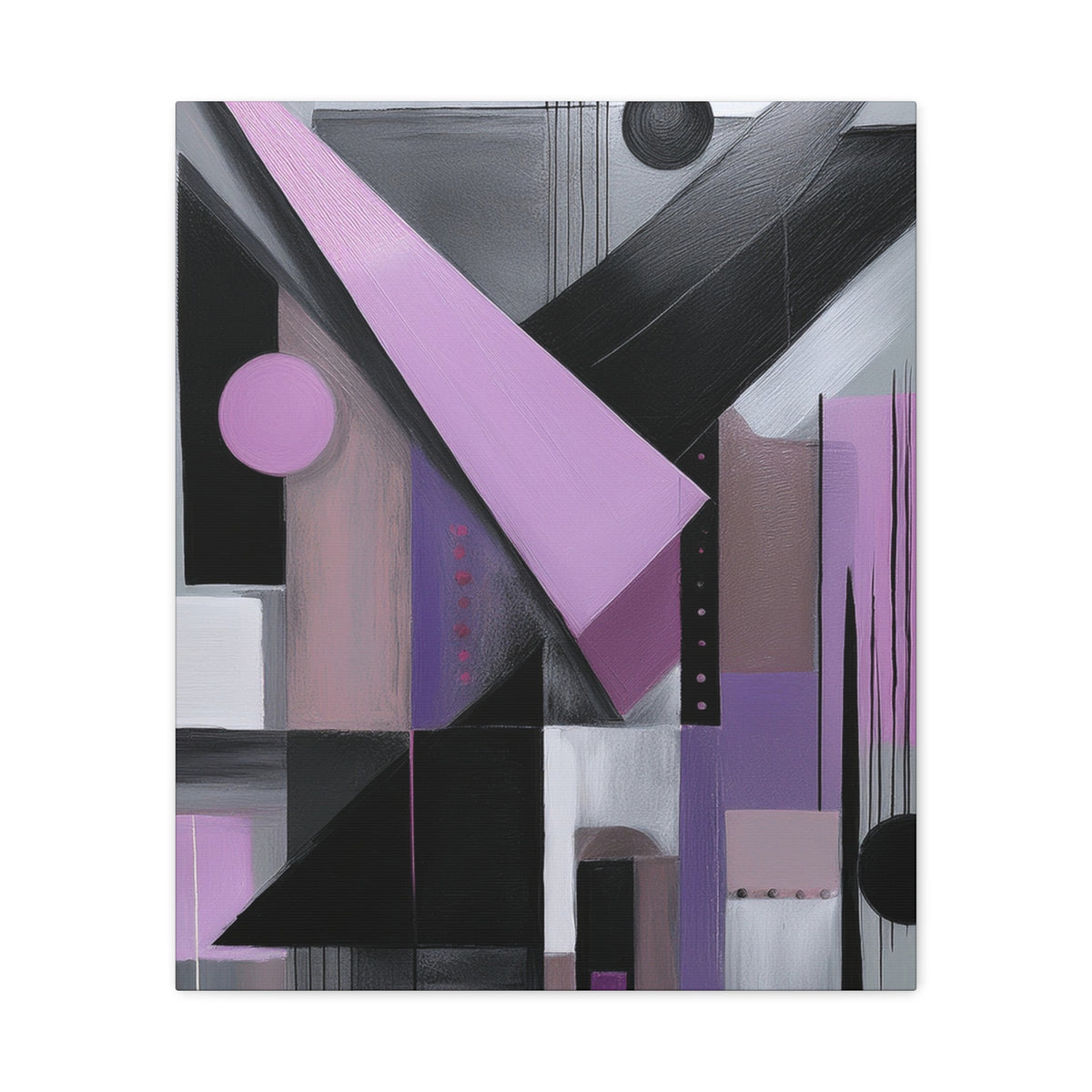 Abstract Geometric Painting Print Canvas 20x24,20x30,24x30 24x32,24x36,30x40 32x48,36x48,40x60 Pine-Wood Inner Frame ABS-43
