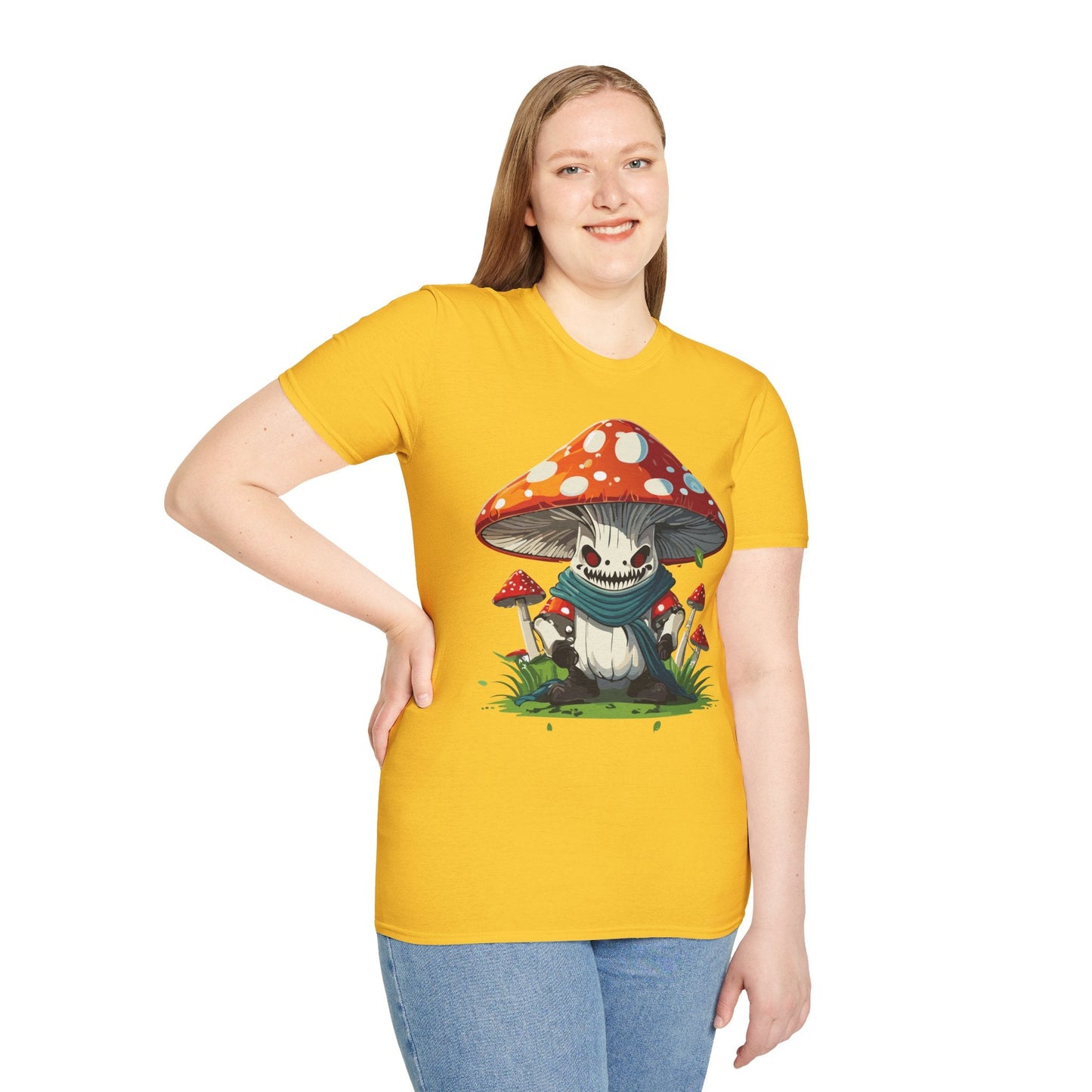 Unisex Mashroom T Shirt Funny Fungus Inspired Design Gildan Softstyle 64000 Tee Shirt