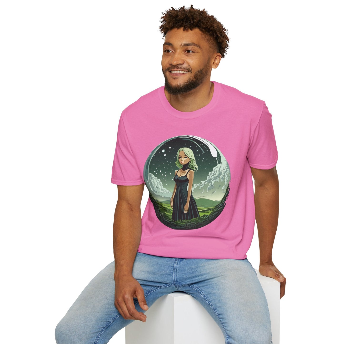 Womens Graphic T Shirt Art Design Tee Ladies Short Sleeve Softstyle 64000 Cotton Ring Spun