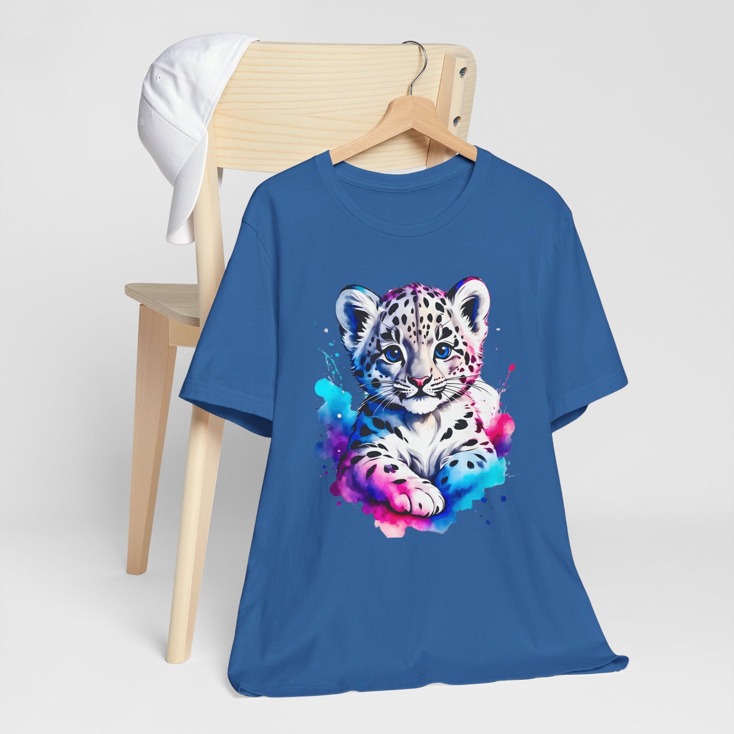 Baby Leopard Shirt, Cute Leopard Tee Shirt, Animal T-Shirt, Gepard Top, Animal Tees, Art Design T-Shirt, Graphic Tee