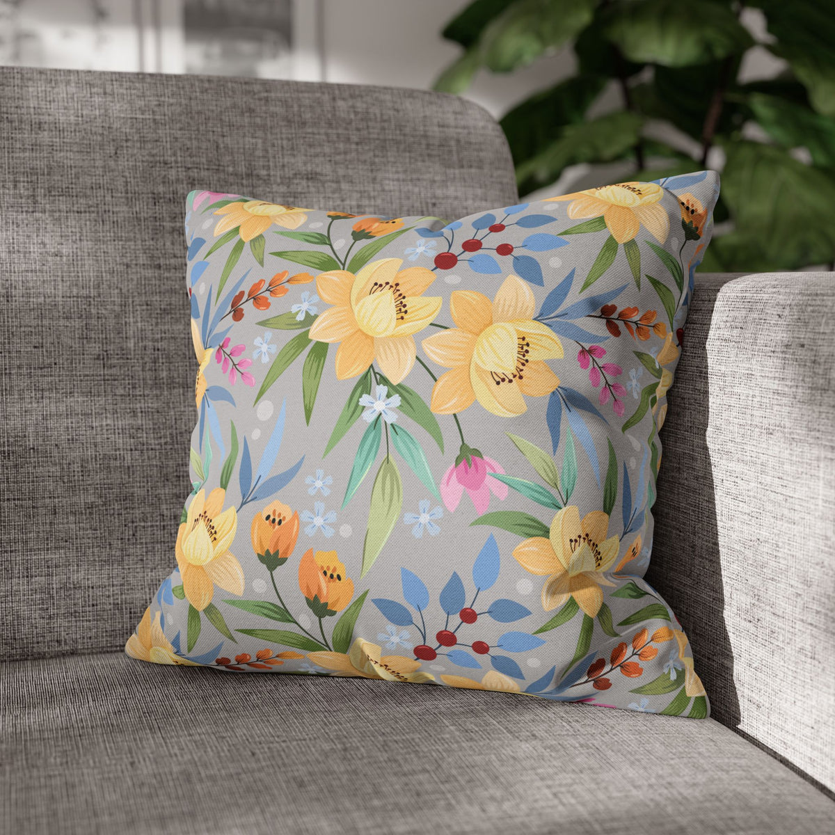 Floral Pillow Case