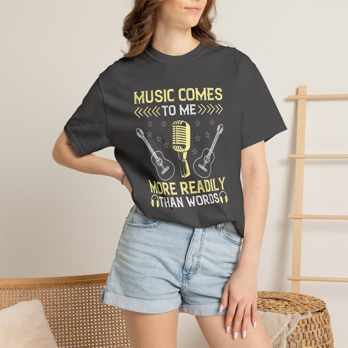 Music Graphic Design Unisex Cotton T-shirt m23