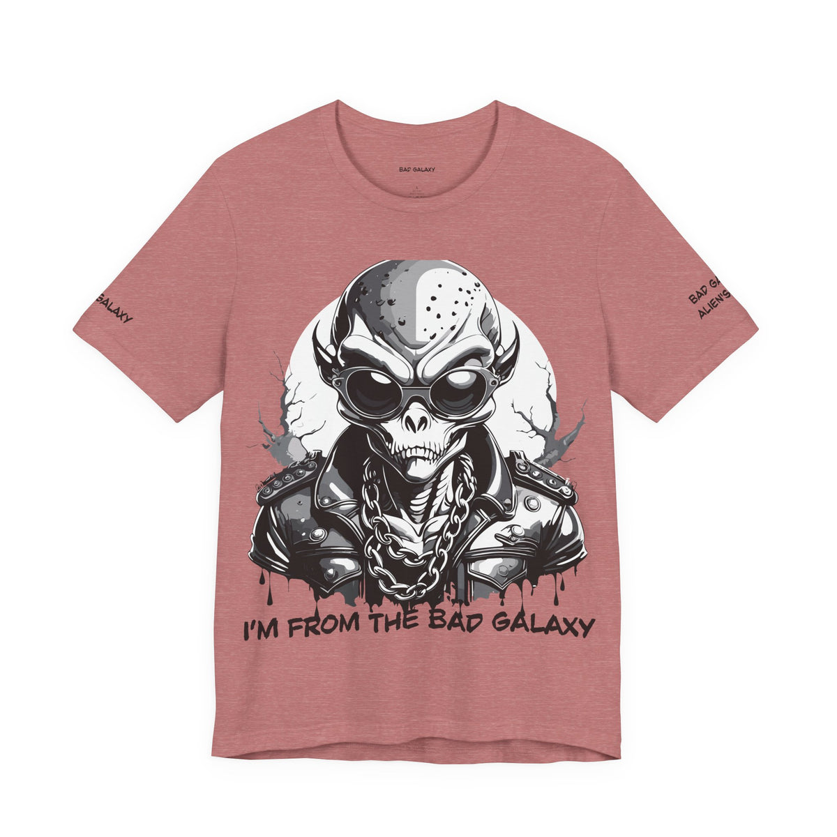 Alien Graphic Unisex Cotton Bella+Canvas Tee with Art Design b63