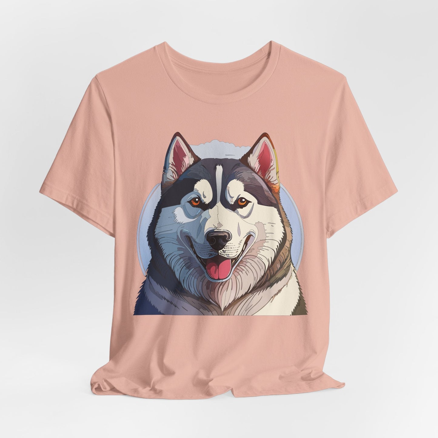 Unisex Animal Shirt Art Design Tee With Wild Animals Graphic Print Short Sleeve Style