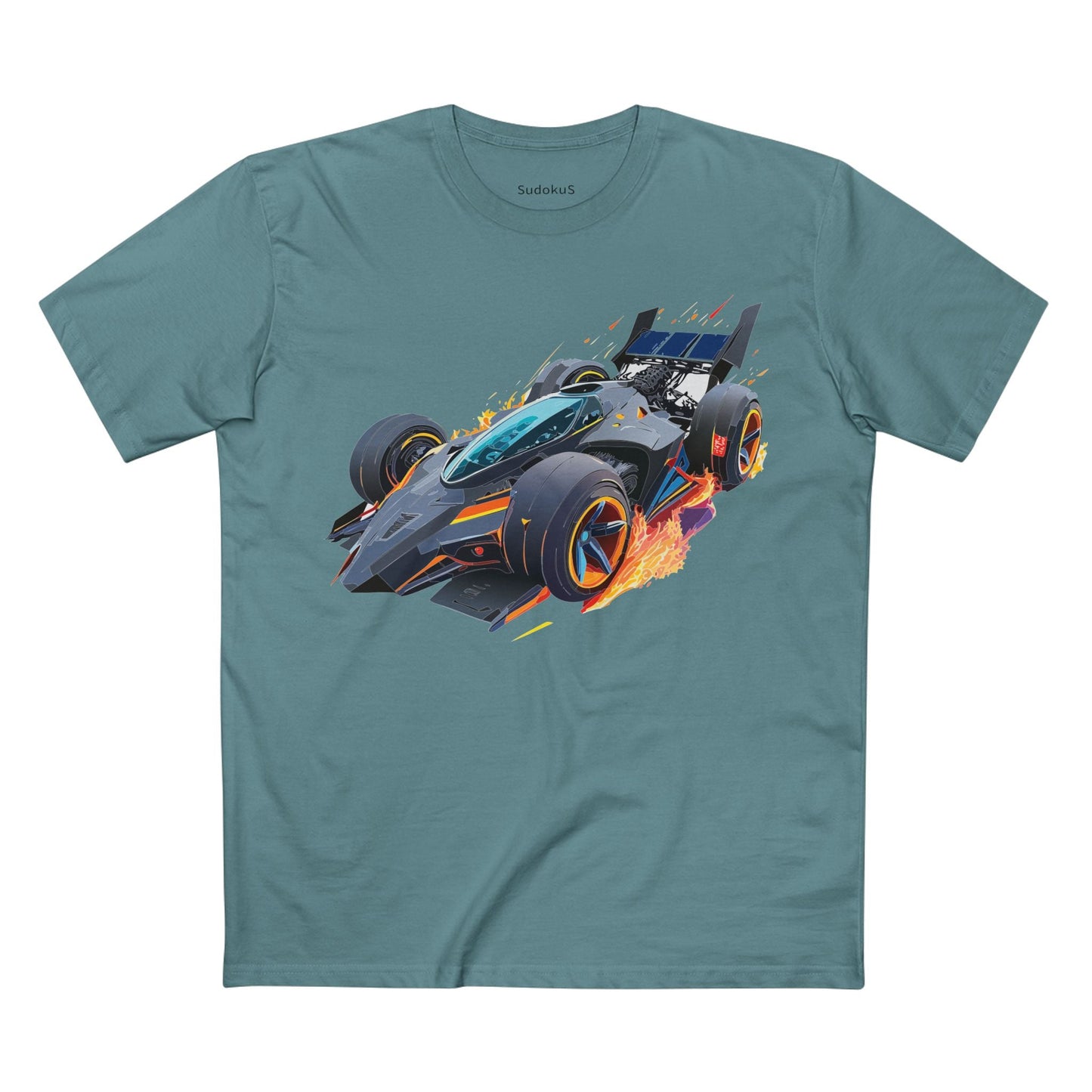 Car Graphic Unisex 100 Cotton Staple Tee 13