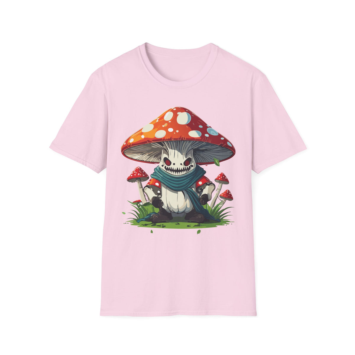 Funny Mashroom Cartoon  Graphic Tee Gildan Unisex 100 Cotton Tee Shirt c15